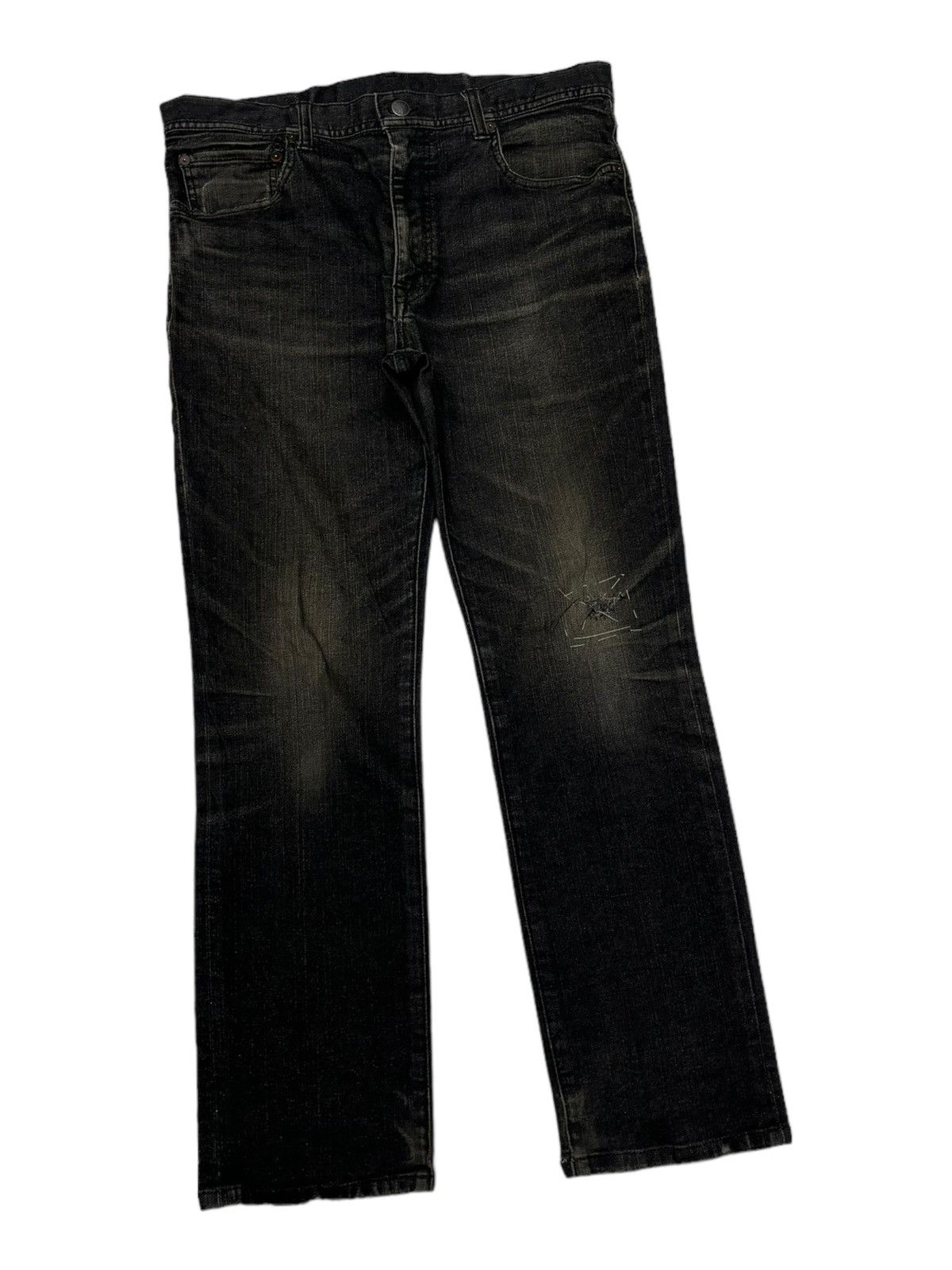 KOJIMA GENES × Yohji Yamamoto MADE IN JAPAN DENIM WORKS KOJIMA BLACK COAT JEANS Size US 33 - 3 Thumbnail