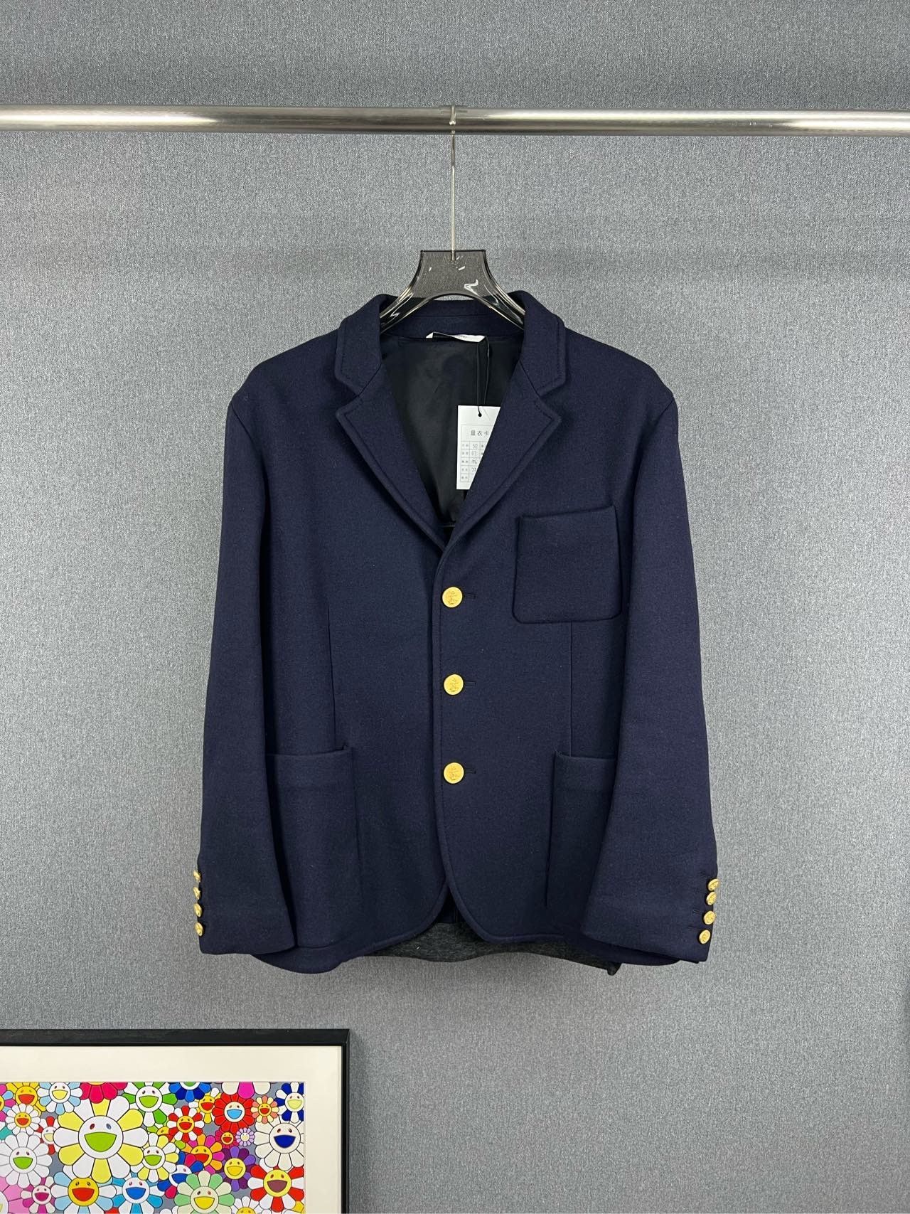 Valentino VALENTINO Wool Suit Jacket Size US M / EU 48-50 / 2 - 1 Thumbnail