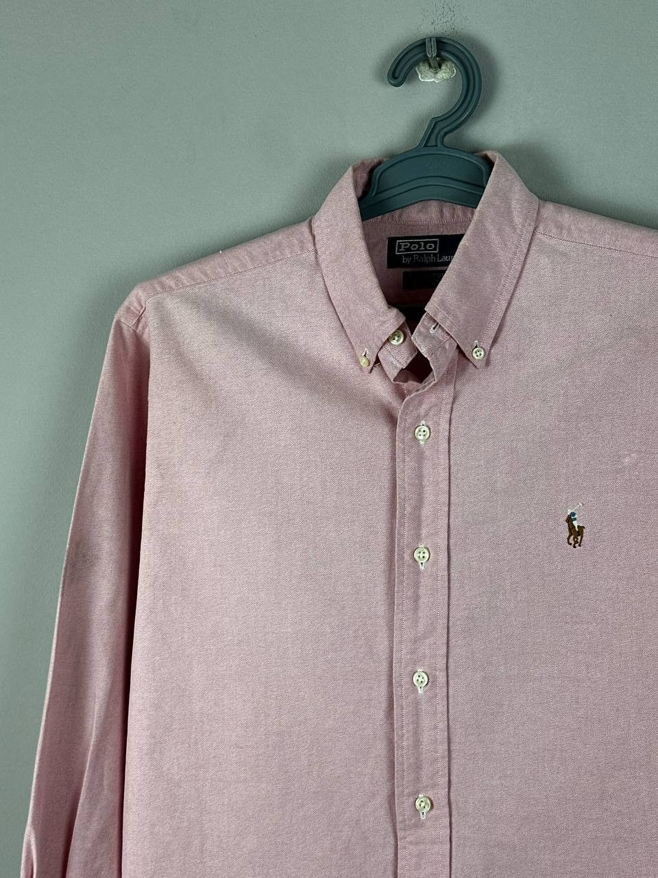Ralph Lauren Shirt Luxury Oxford Pink Long Sleeve Shirt