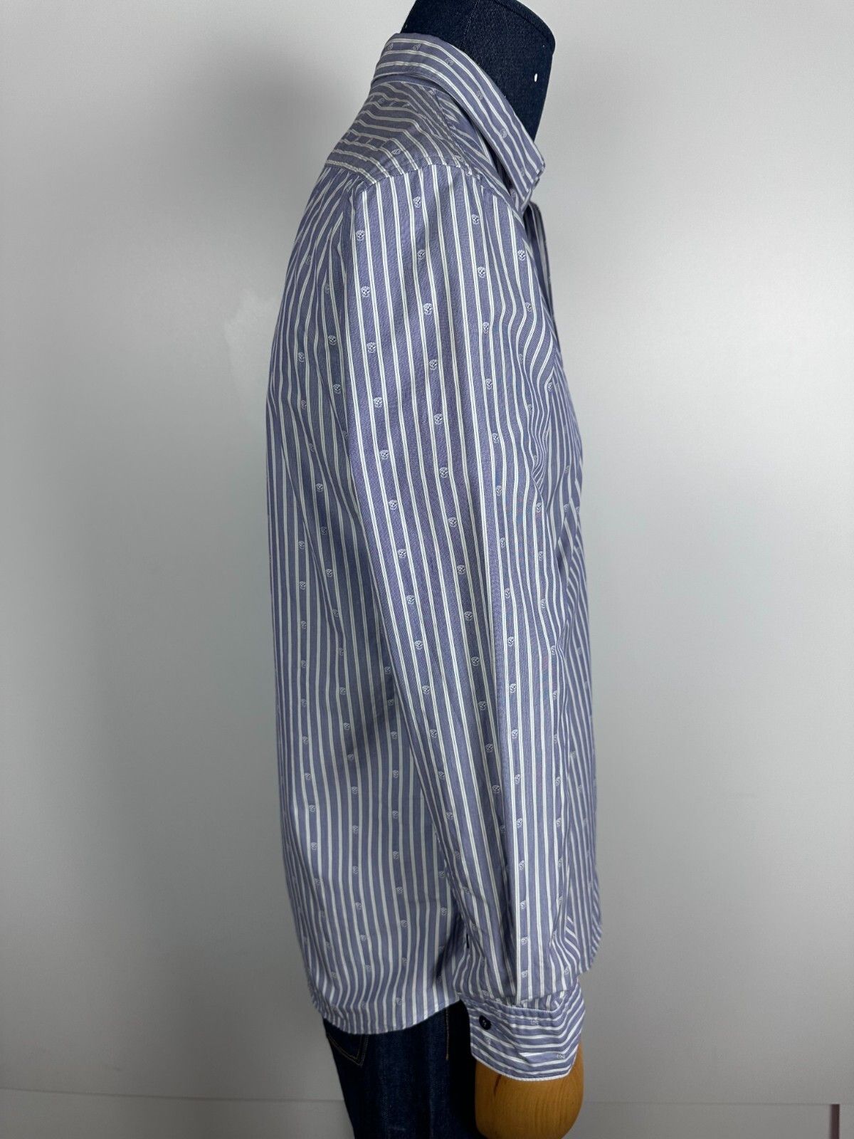 Alexander McQueen Alexander McQueen Skull Shirt Long Sleeve Striped Size 48 Size US M / EU 48-50 / 2 - 7 Thumbnail