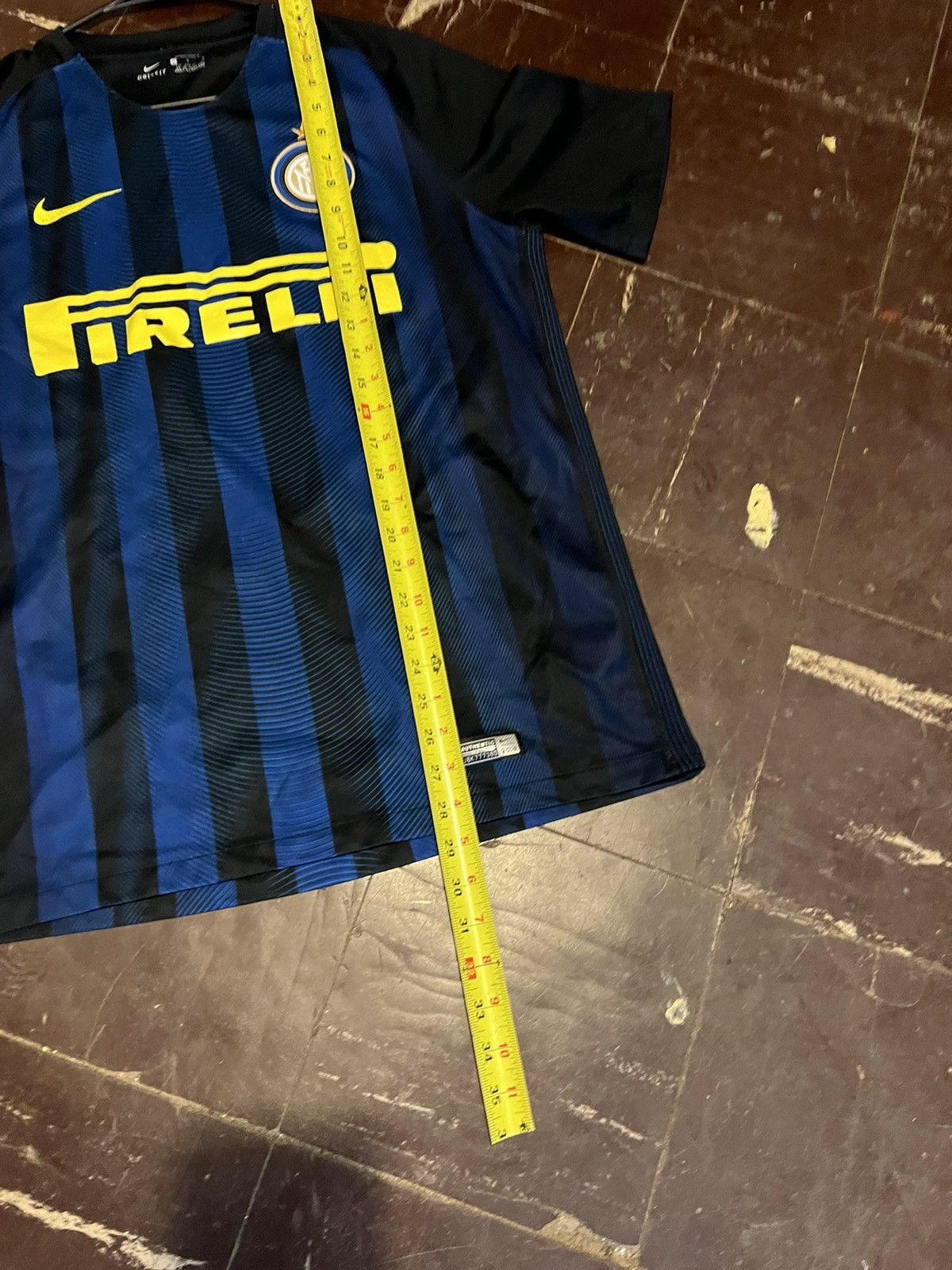 Nike Nike Inter Milan Home Authentic 2016/2017 Jersey Soccer Size US L / EU 52-54 / 3 - 6 Thumbnail