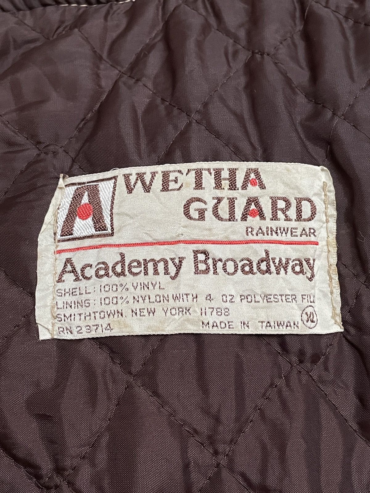 Vintage Vintage Brand Wetha Guard Raincoat 1970s Size US XL / EU 56 / 4 - 9 Thumbnail