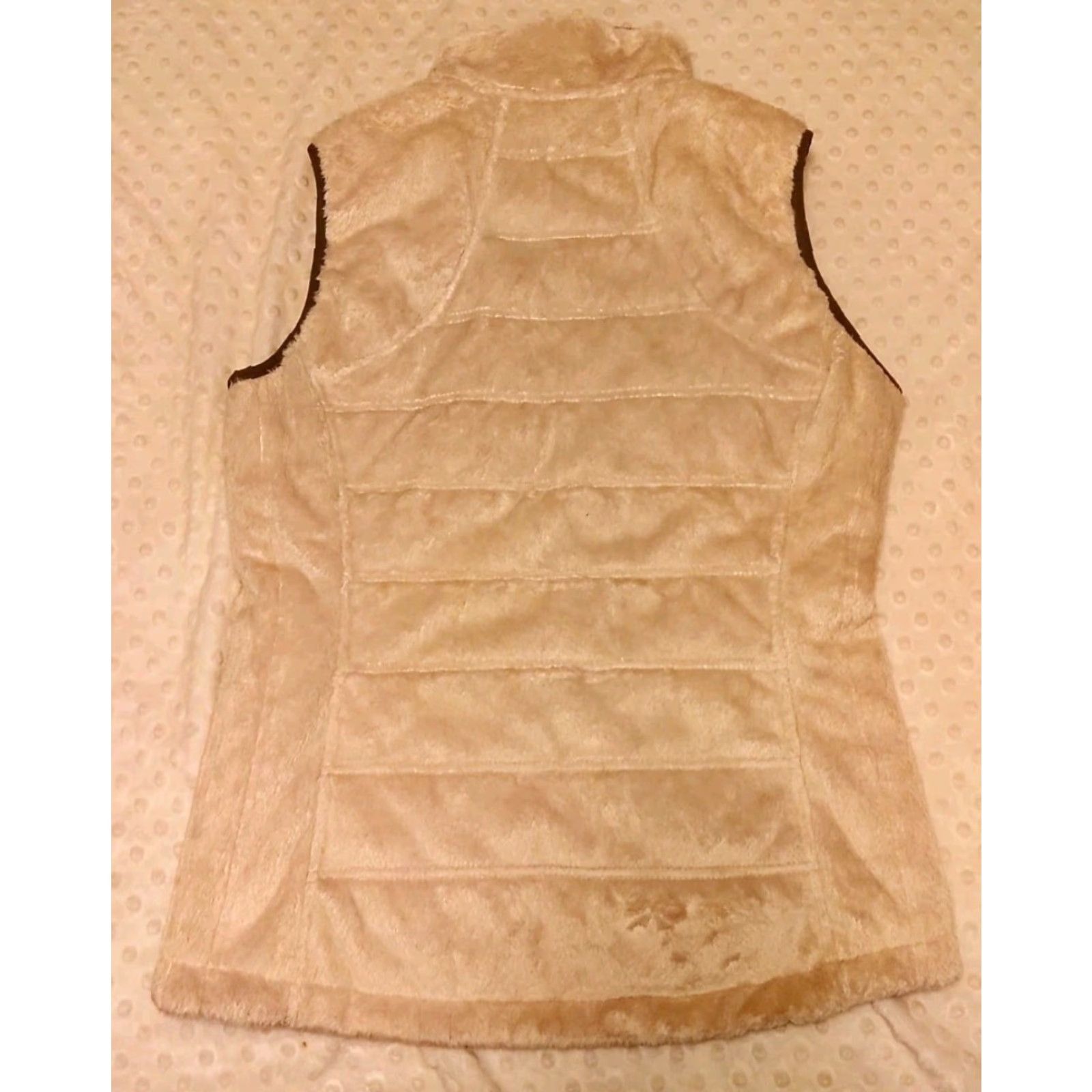 The North Face VINTAGE The North Face Shirt Womens 2 in 1 Reversible White Brown Fleece Coat Vest Jacket S Size S / US 4 / IT 40 - 2 Thumbnail