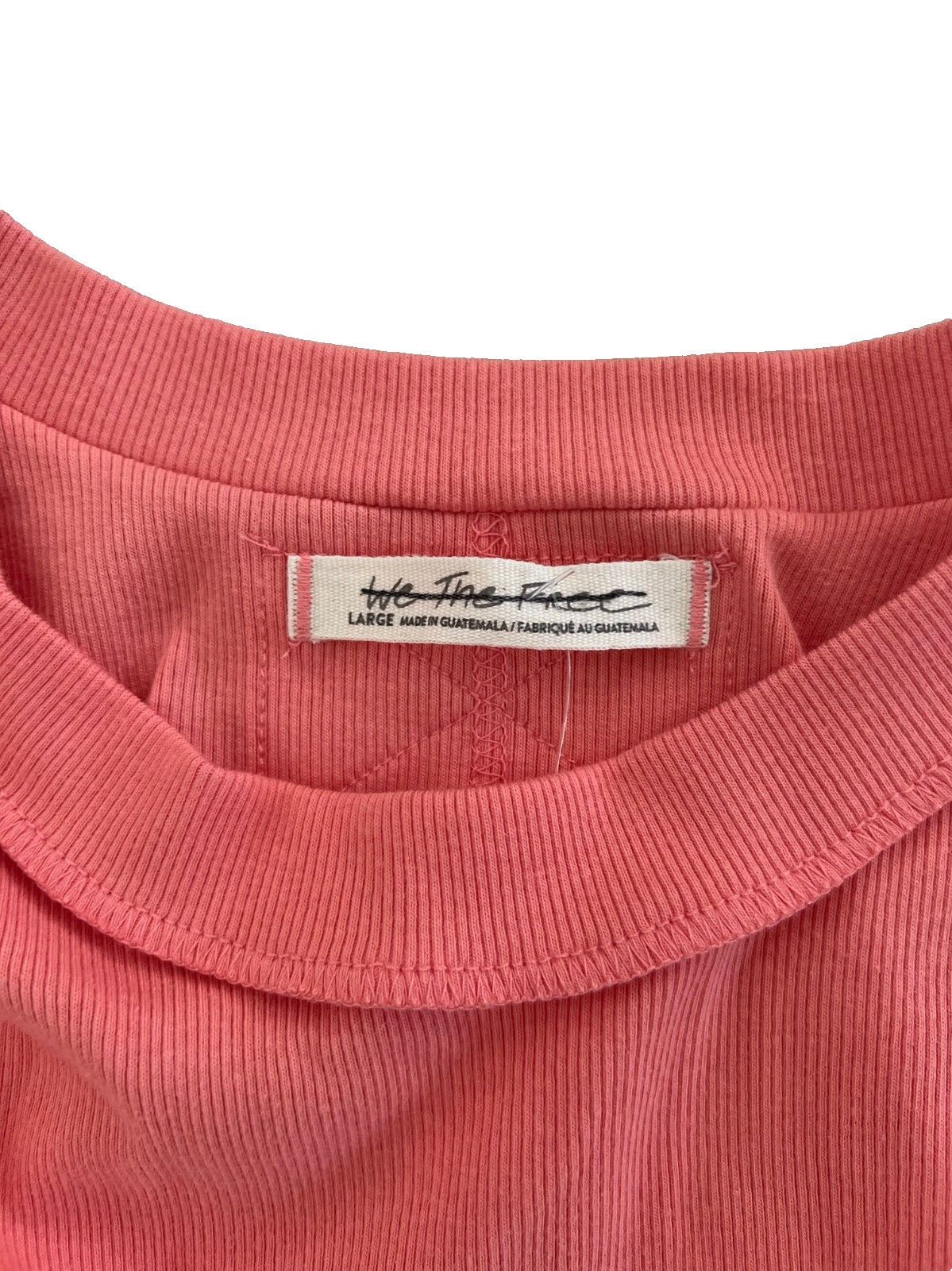 Free People We The Free People Kate Rib Tank Coral ( L ) Size L / US 10 / IT 46 - 4 Thumbnail