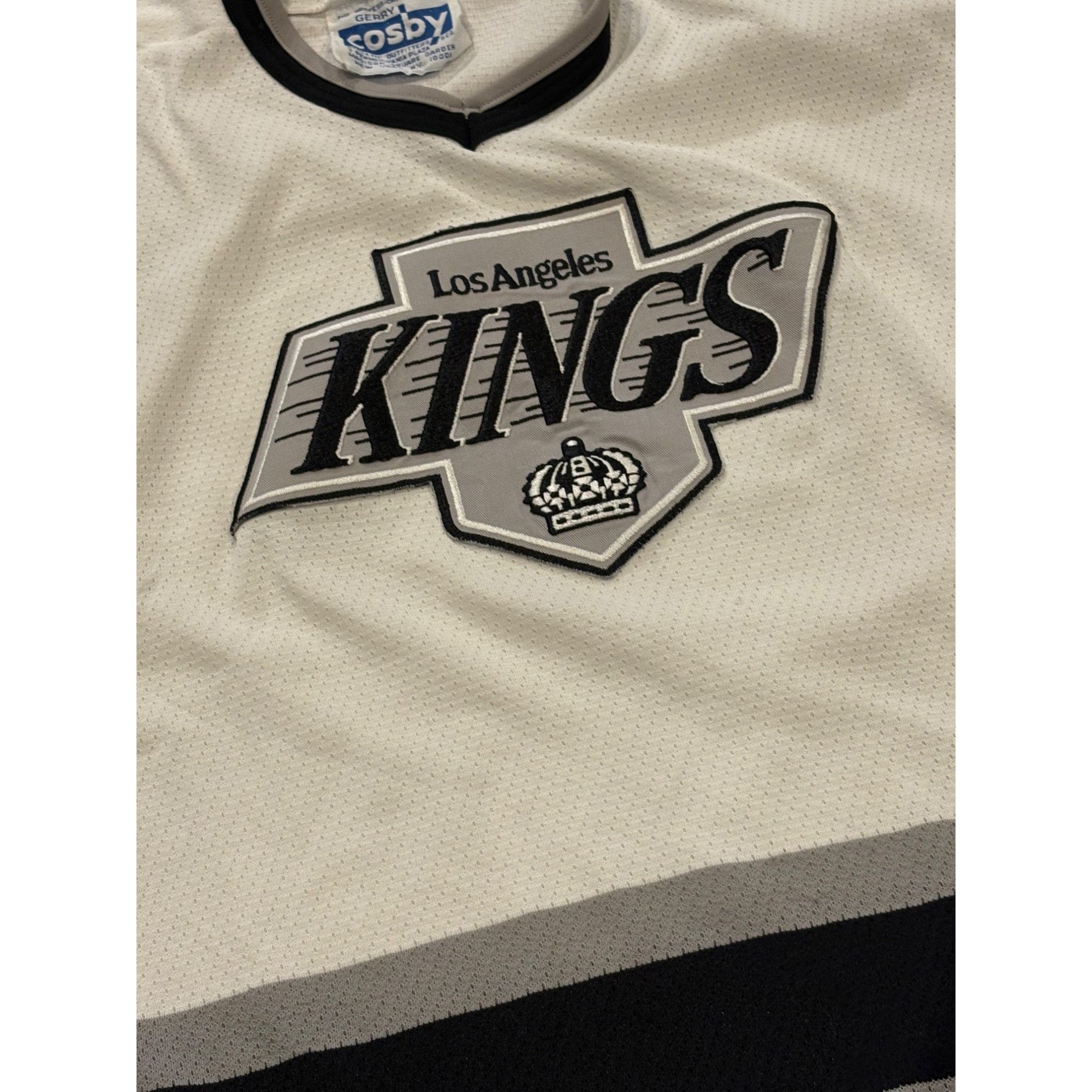 Ccm Vintage 1980's CCM Gerry Cosby Los Angeles Kings Stitched NH Size US XL / EU 56 / 4 - 5 Thumbnail