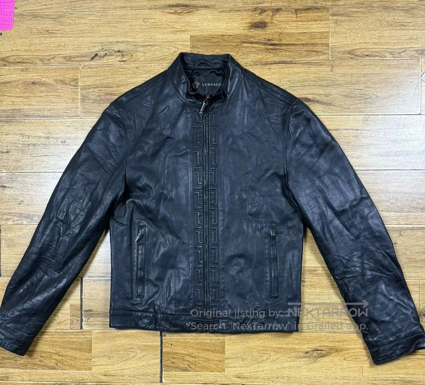 Versace Versace Limited Edition Leather Jacket. Size US M / EU 48-50 / 2 - 1 Thumbnail
