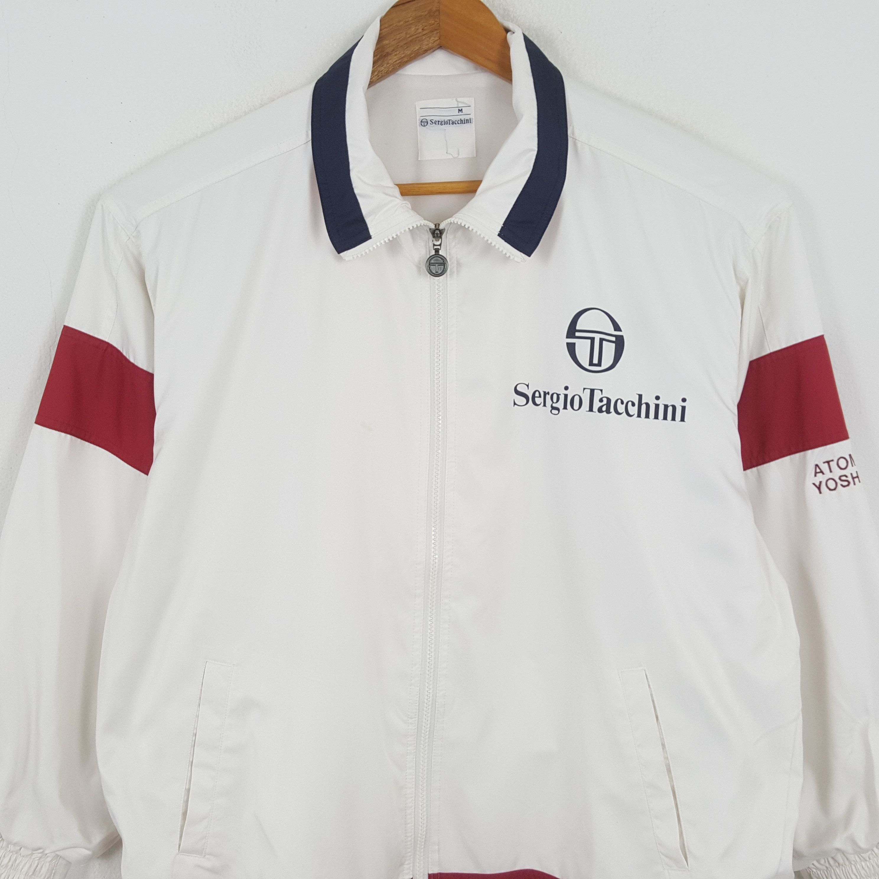 Japanese Brand × Sergio Tacchini × Vintage Vintage SERGIO TACCHINI ALL WAKO Sportswear Windbreaker Size US L / EU 52-54 / 3 - 4 Thumbnail