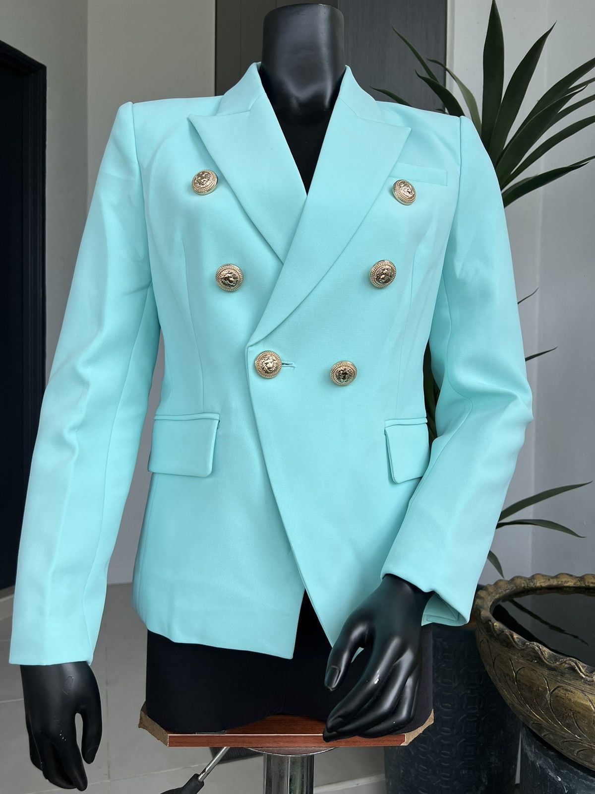 Other HarleyFashion New Candy Light Blue Blazer Size L / US 10 / IT 46 - 1 Thumbnail