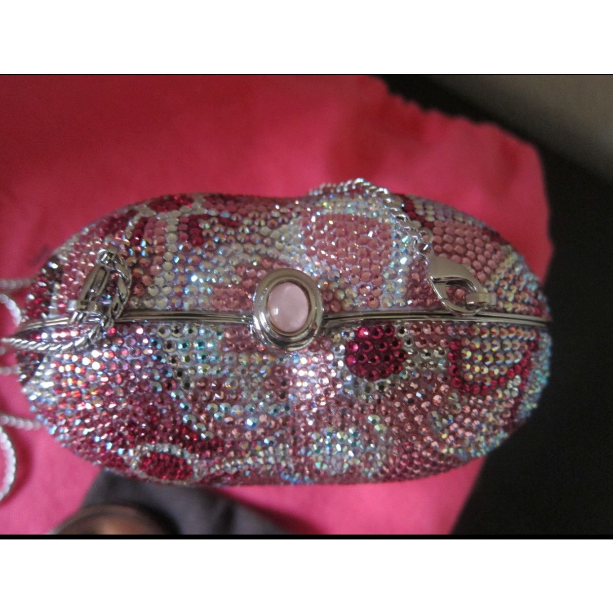 Judith Leiber Judith Leiber Heart shaped crystal petit clutch bag Size ONE SIZE - 11 Thumbnail