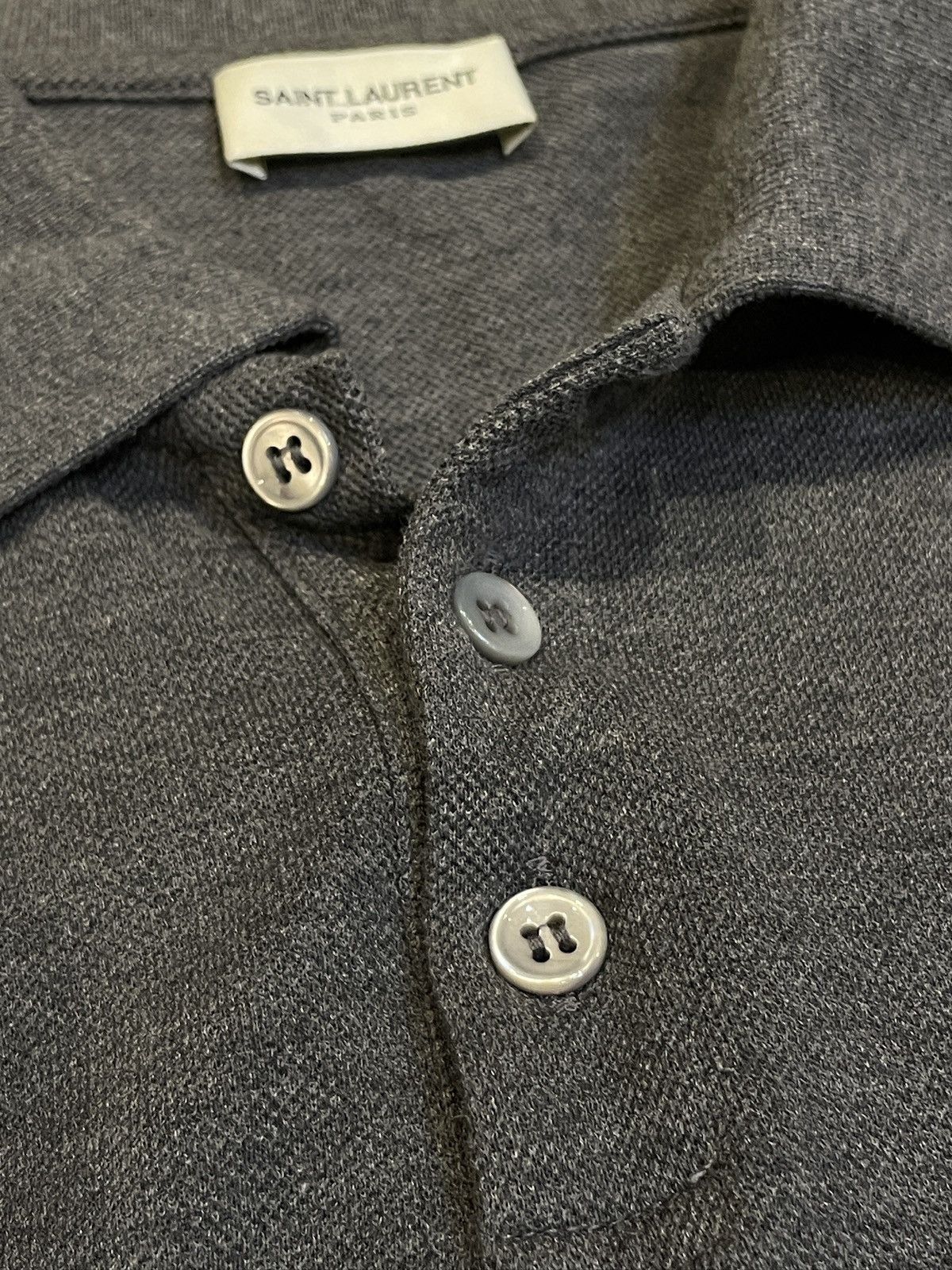 Saint Laurent Paris Saint Laurent polo Size US L / EU 52-54 / 3 - 3 Thumbnail
