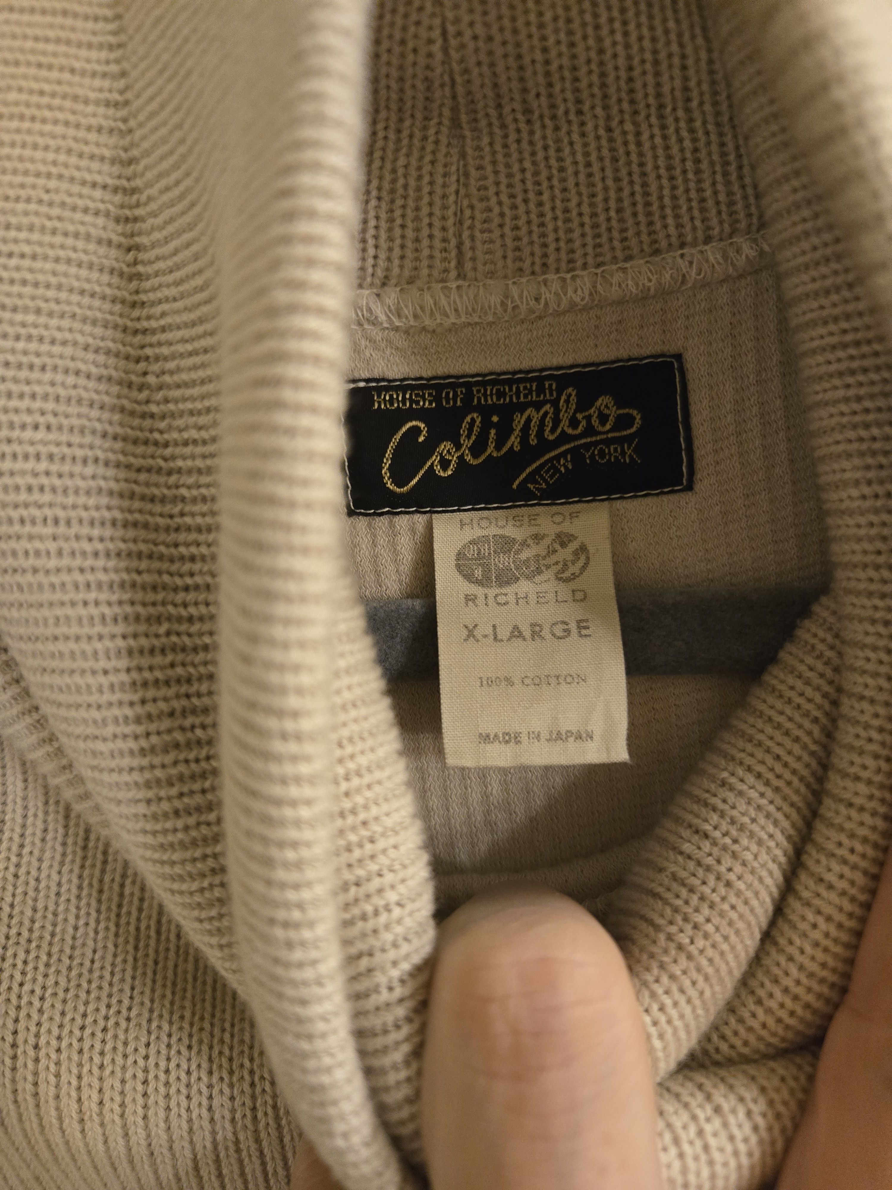 COLIMBO Newkirk Turtleneck Thermal Shirt (ECRU) Size US XL / EU 56 / 4 - 3 Thumbnail