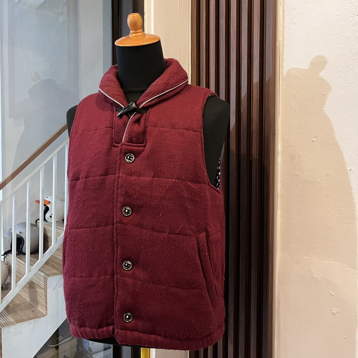 If Six Was Nine × Le Grande Bleu (L.G.B.) × semanticdesign Semantic Design Japan Vest Wool Shawl Collar Size US M / EU 48-50 / 2 - 3 Thumbnail