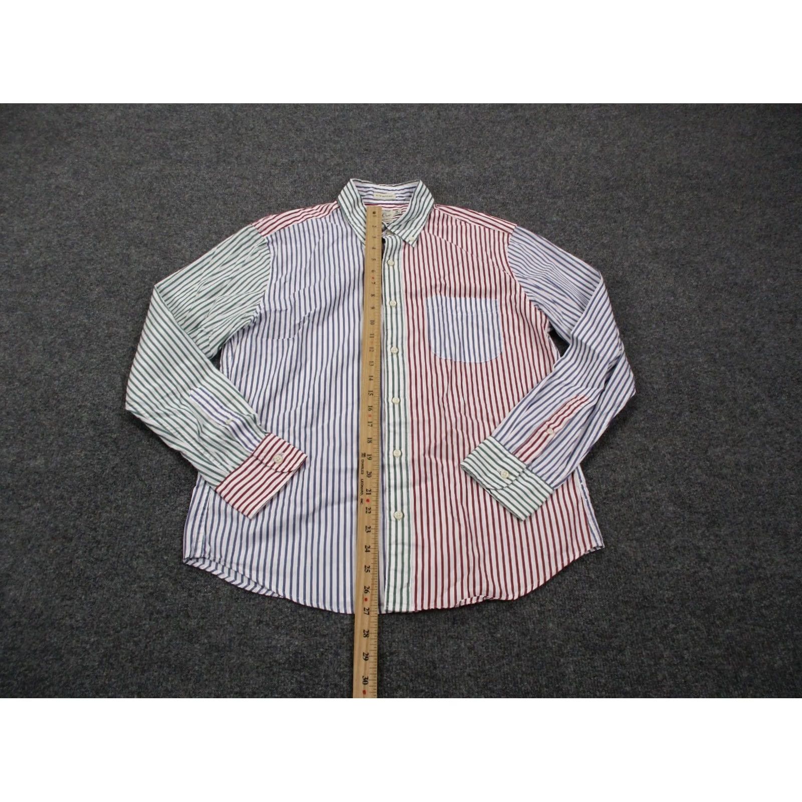 J.Crew J.CREW Shirt Mens M Colorblock Striped Business Slim fit Untucked Classic Casual Size US M / EU 48-50 / 2 - 3 Thumbnail