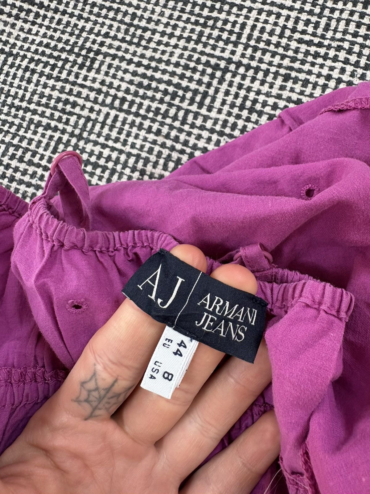 Armani Pink y2k armani jeans vintage dress cute cottagecore Size M / US 6-8 / IT 42-44 - 3 Thumbnail
