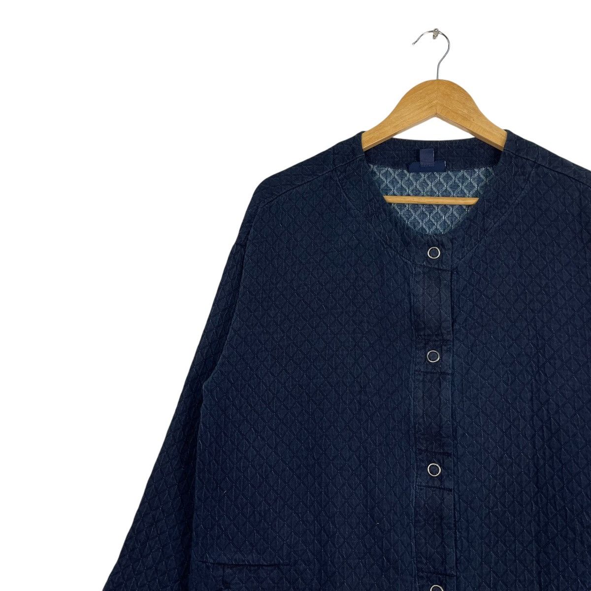45rpm × Indigo × Japanese Brand 💥INDIGO PURE JILL BUTTON JACKET Size US M / EU 48-50 / 2 - 6 Thumbnail