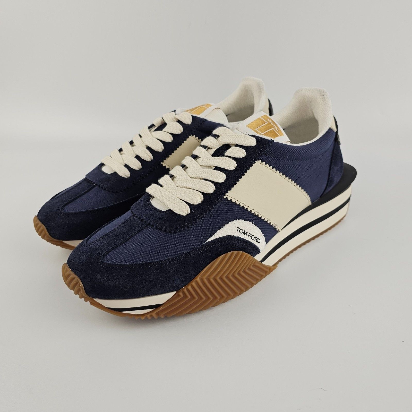 Tom Ford TOM FORD James Blue Sneakers New & Authentic Size US 6 / EU 39 - 1 Thumbnail
