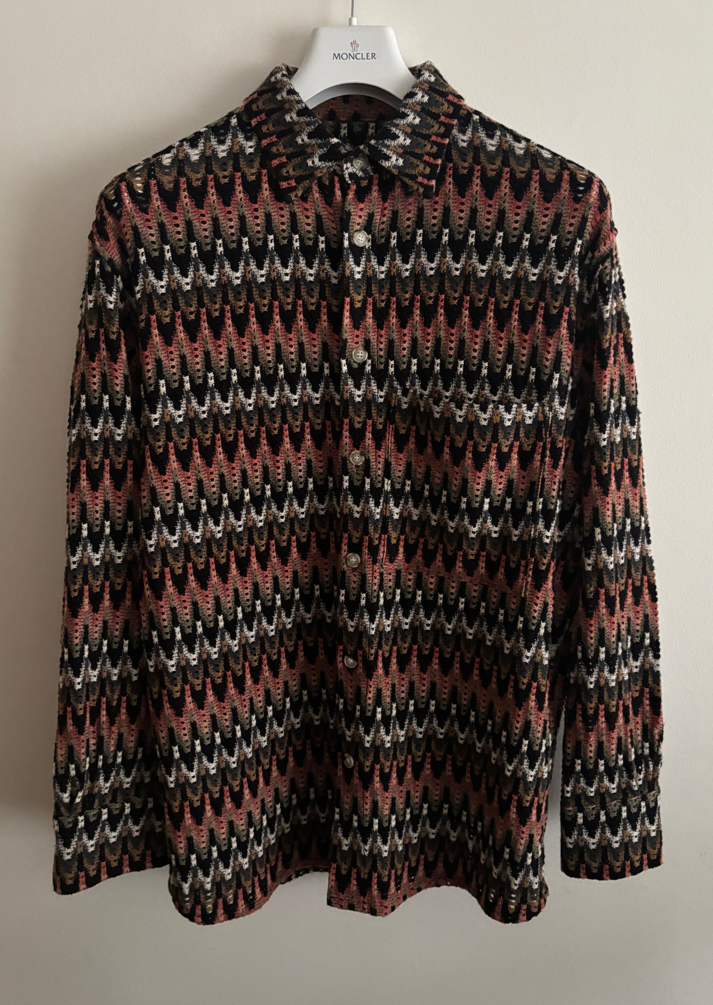 Andersson Bell $485 Button-up Bohemian Knit Shirt - Medium/Large Size US M / EU 48-50 / 2 - 1 Thumbnail