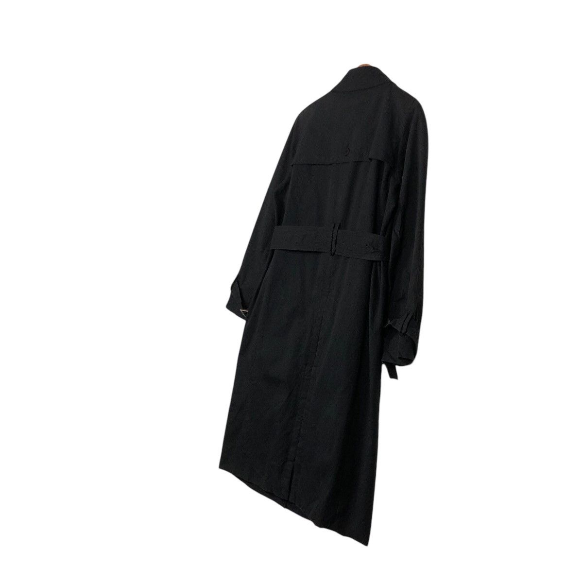 Aquascutum × Japanese Brand × Vintage 📌Rich Black- Long Jacket Trench Coat Aquascutum London Size US M / EU 48-50 / 2 - 12 Thumbnail