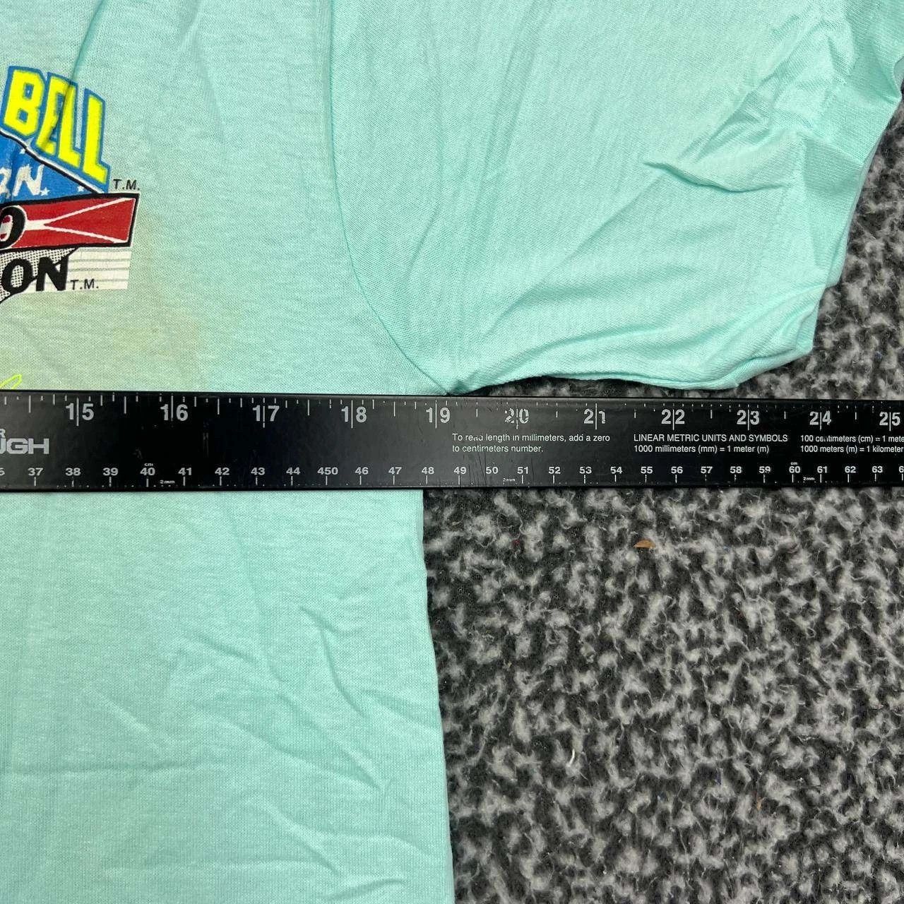 Anvil Vintage Circle Bell Shirt Men Medium Blue Anvil Short Sleeve Size US M / EU 48-50 / 2 - 5 Thumbnail