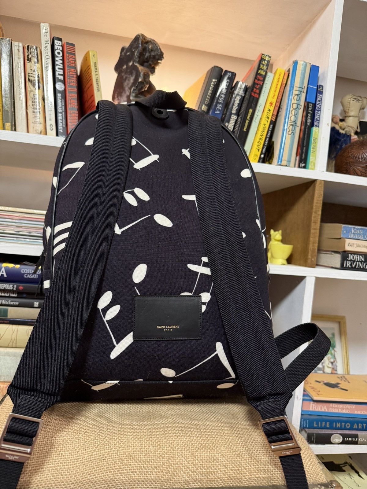Saint Laurent Paris Saint Laurent City Backpack Music Notes Size ONE SIZE - 3 Thumbnail