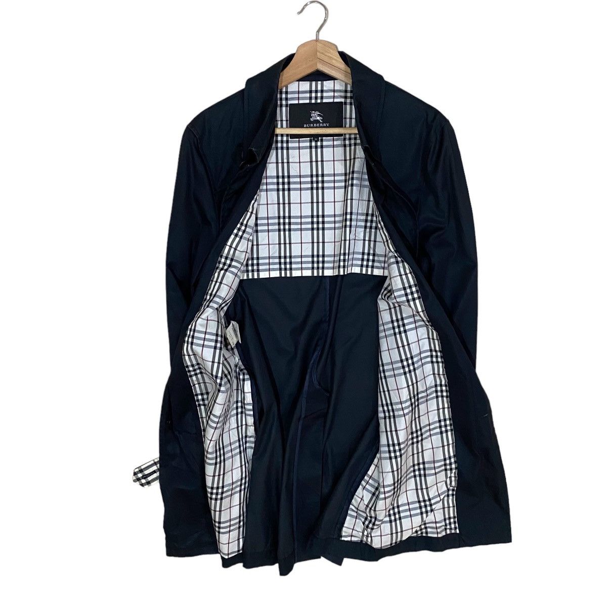 Burberry 🔥BURBERRY BLACK LABEL NOVACHECK OVERCOAT JACKET Size US S / EU 44-46 / 1 - 5 Thumbnail