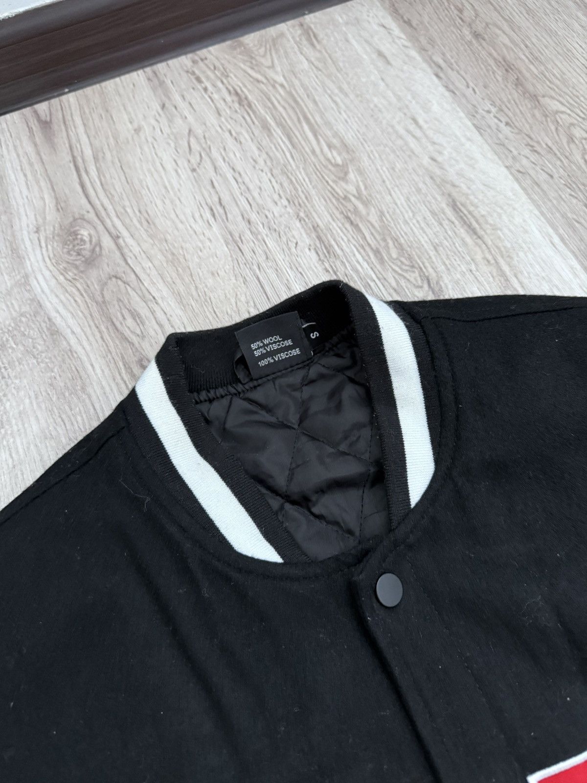 Starter Starter Black Label Varsity Jacket Wool LeatherOversized Fit Size US S / EU 44-46 / 1 - 4 Thumbnail