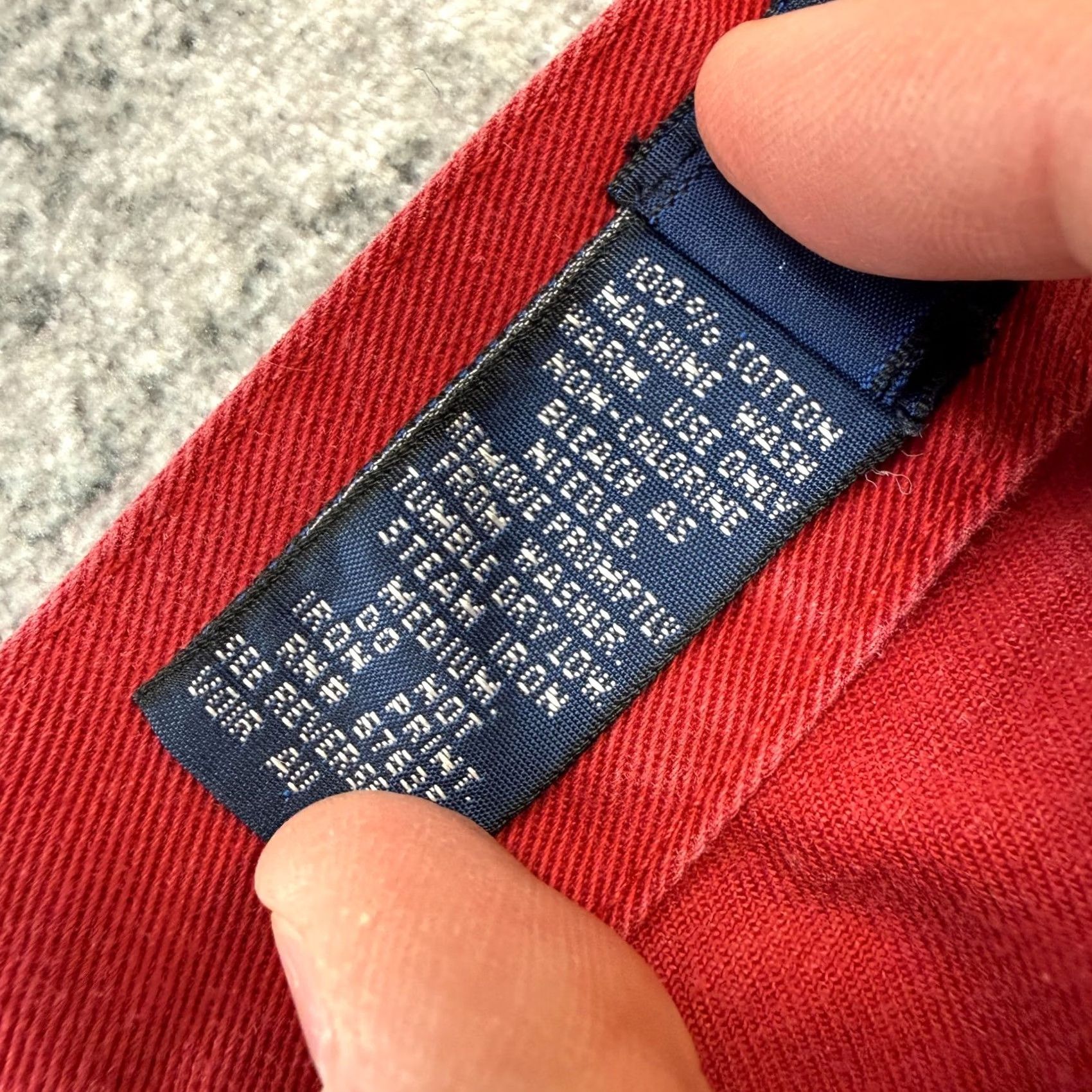 Polo Ralph Lauren VTG Polo Ralph Lauren Shorts Womens 14 Red Pleated Twill Trouser 90s Mom Summer Size 36" / US 14 / IT 50 - 7 Thumbnail
