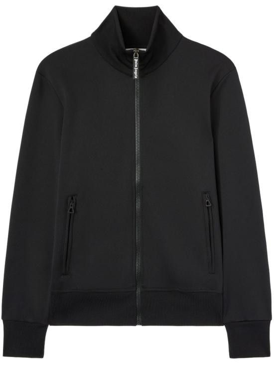 アウターその他 PALM ANGELS Women Outer PWBD065S25FAB001 1003 BLACK OF Black BACK CURVED LOGO TRACK JACKET BLACK - OF in BLACK - OFF