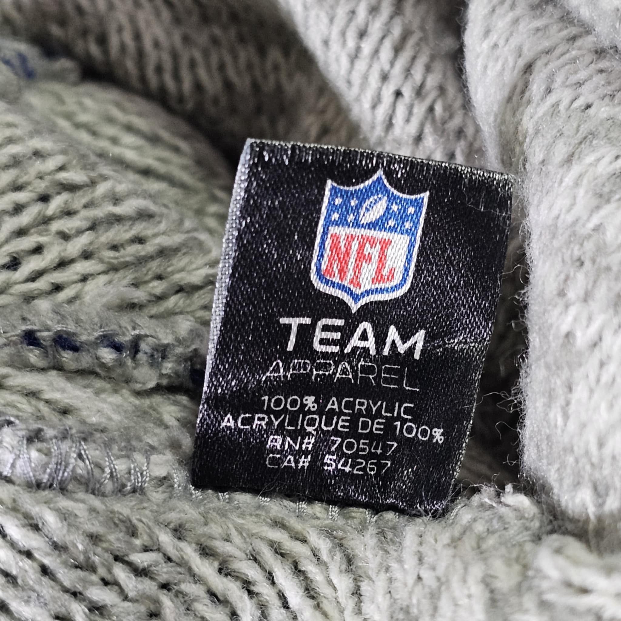 47 Brand × NFL New York Giants Knit Toboggan Beanie Football Hat Size ONE SIZE - 5 Thumbnail