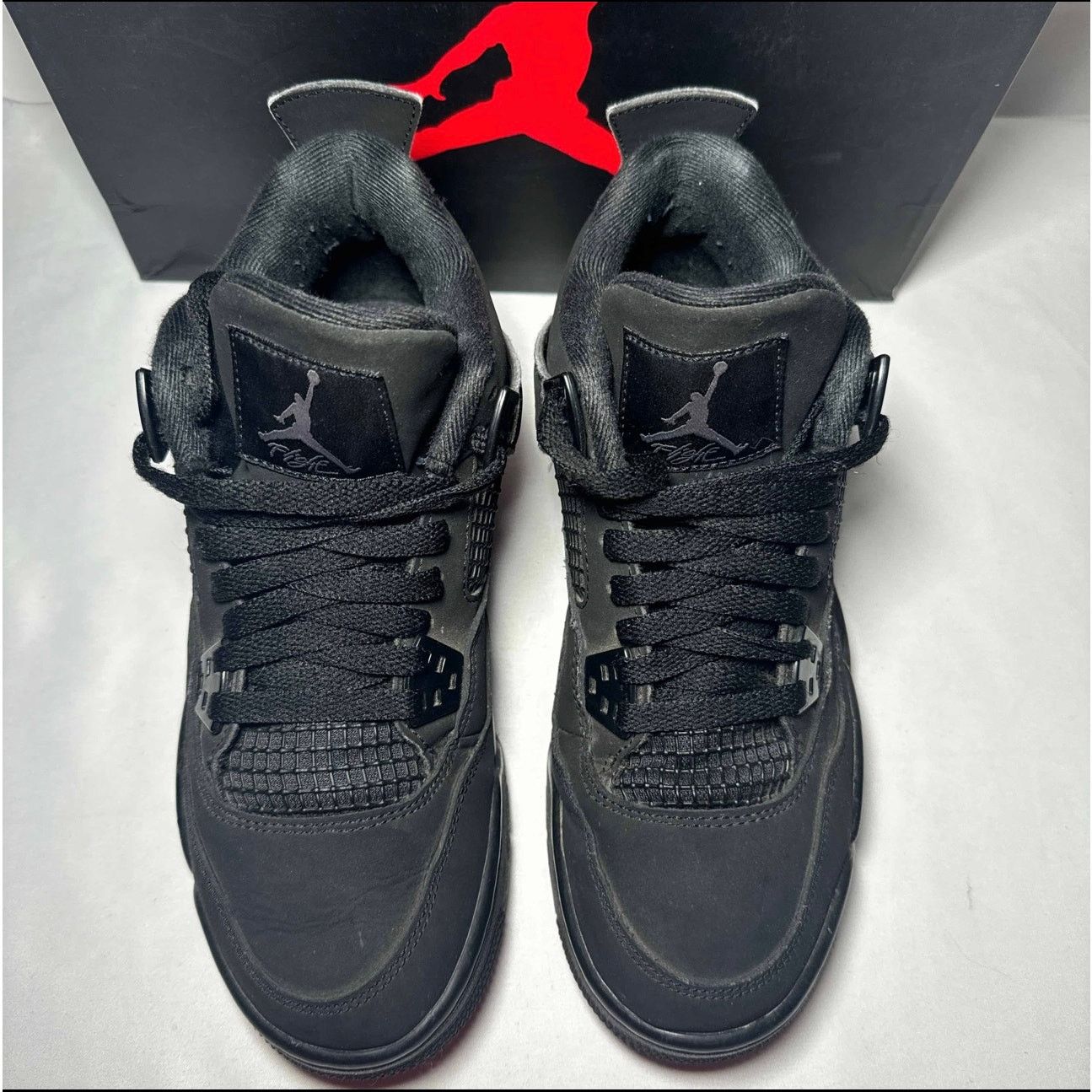 Jordan Brand × Nike Size 6 Nike Air Jordan 4 Retro GS Black Cat 2020 Men's Shoes Size US 6 / EU 39 - 4 Thumbnail