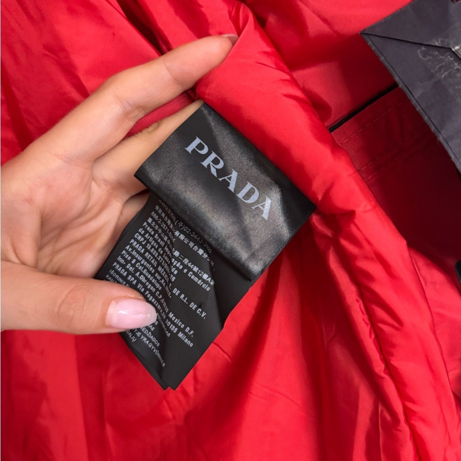 Prada Prada Men’s Navy and Red Puffer Jacket NWT Size US M / EU 48-50 / 2 - 3 Thumbnail