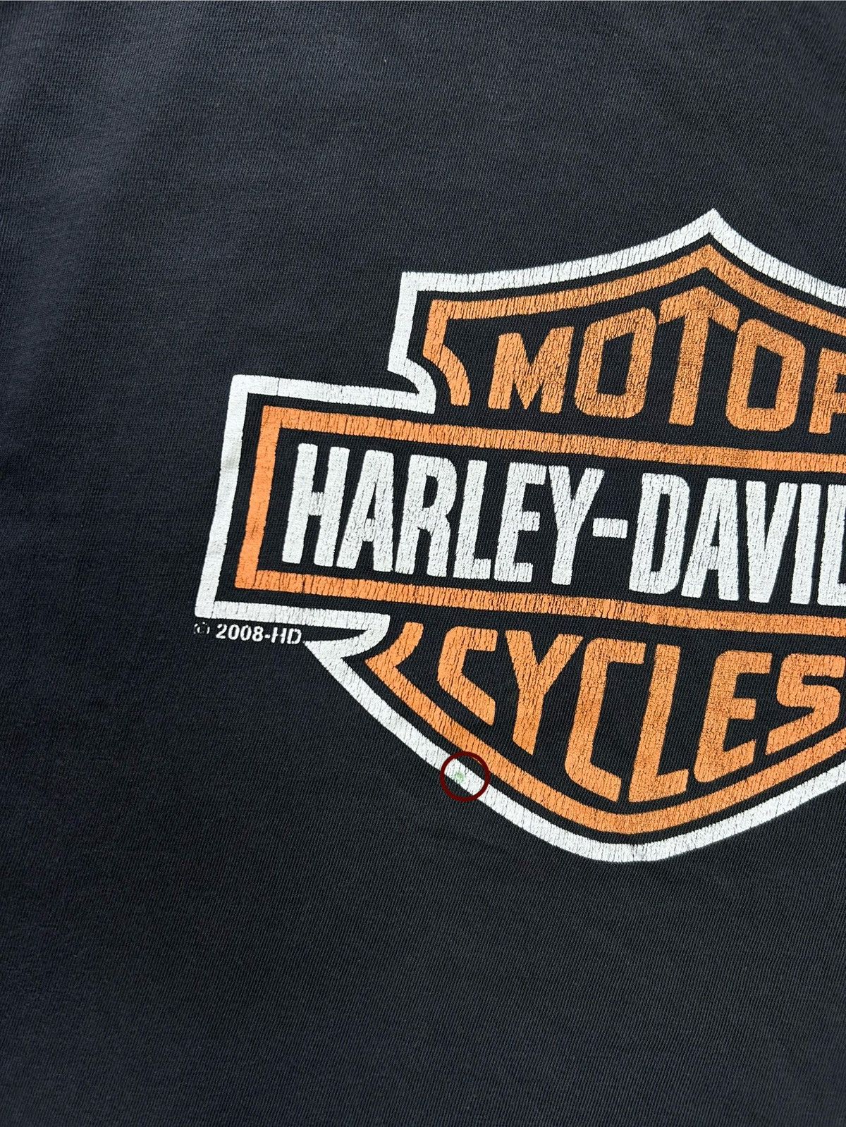 Band Tees × Harley Davidson × Vintage Vintage 2008 Harley Davidson Argentina Buenos Aires Tee Size US XXL / EU 58 / 5 - 11 Thumbnail