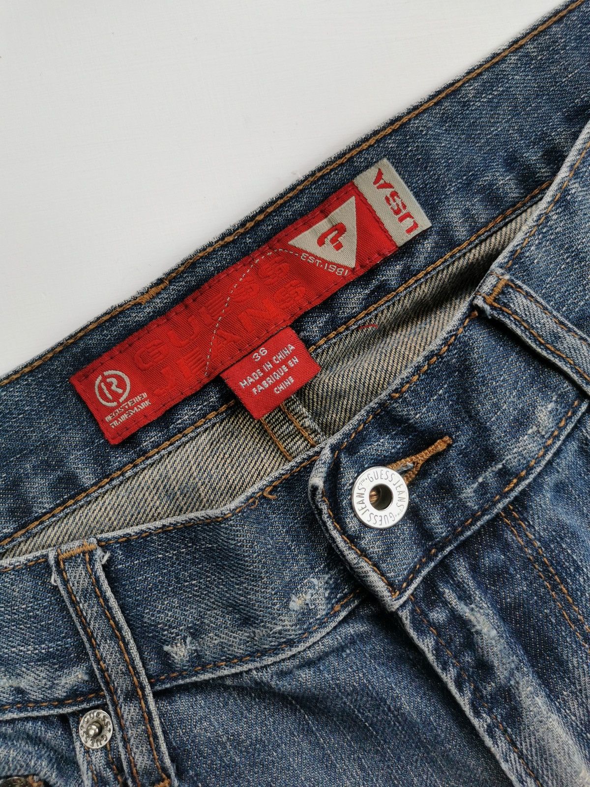 Guess Bootcut Flare Vintage Guess Denim Jeans balenciaga Size US 36 / EU 52 - 7 Thumbnail