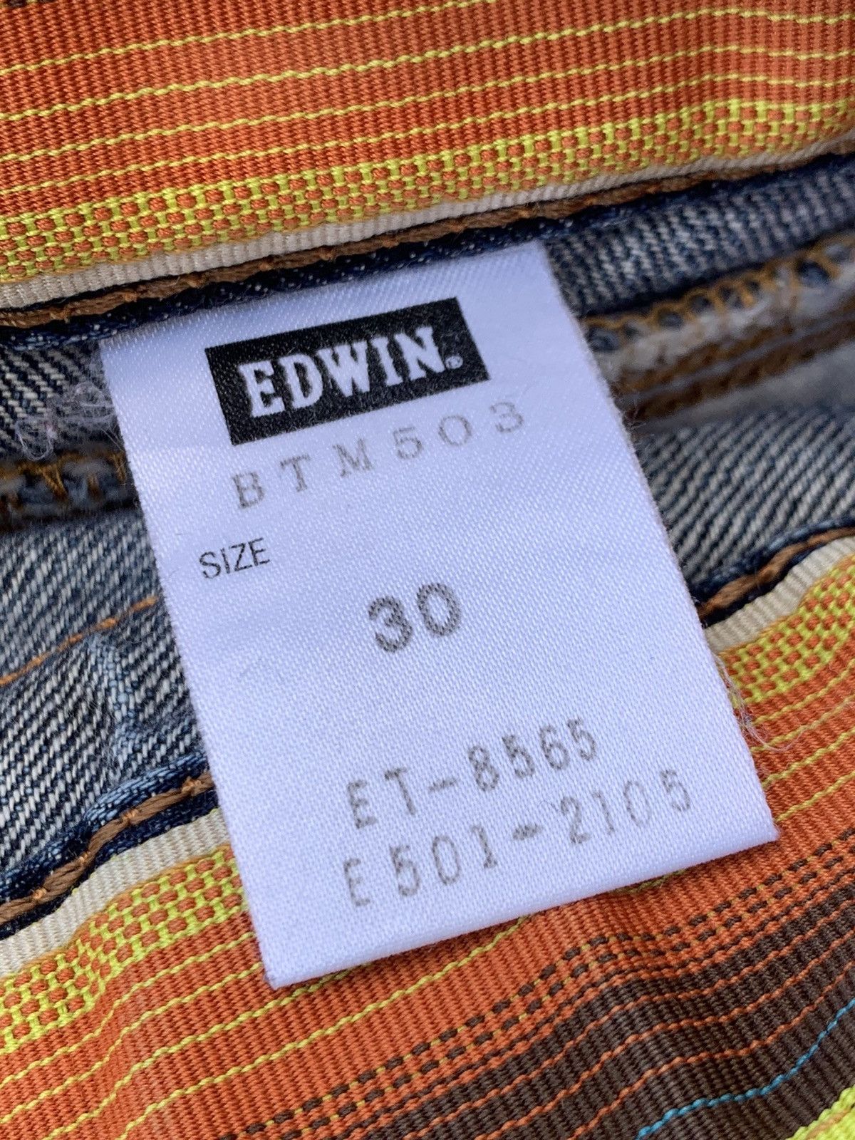Edwin Edwin Blue Trip faded blue mud wash. Size US 31 - 9 Thumbnail