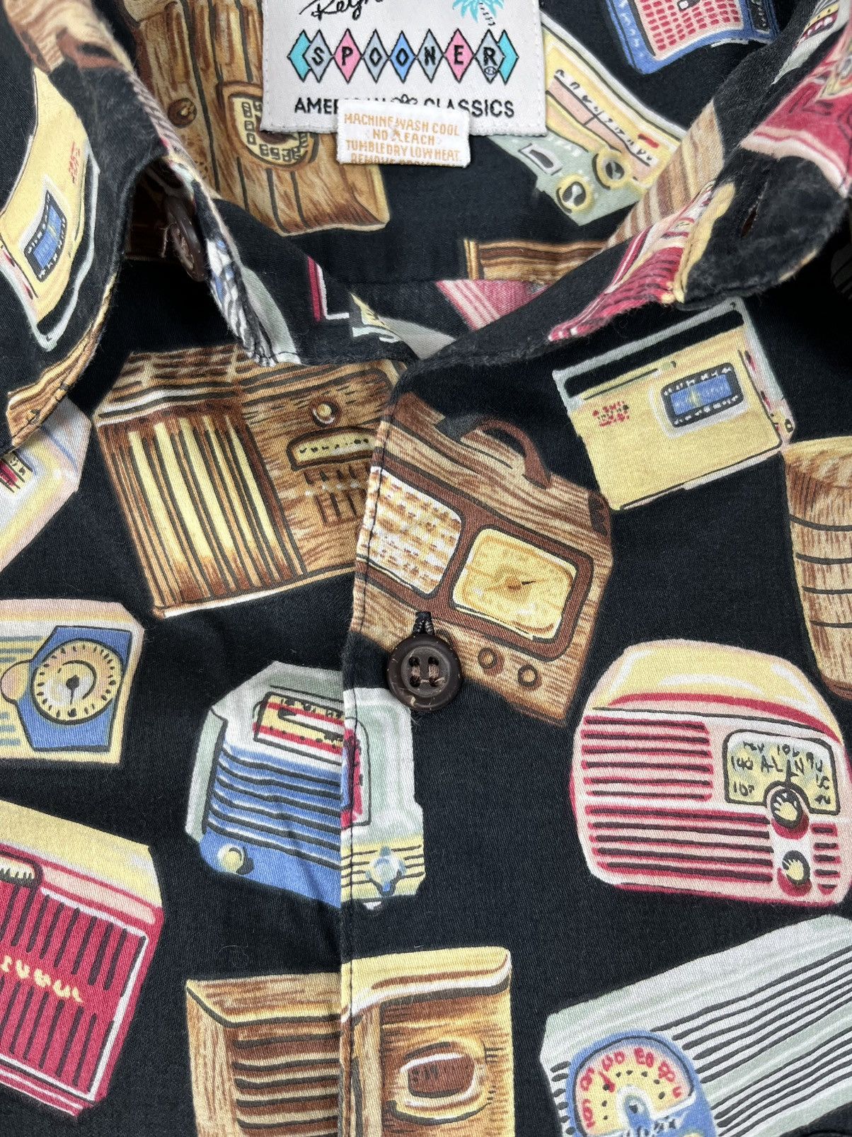 Reyn Spooner Reyn Spooner Egyptian Cotton Over Print Hawaiian Shirt Size US L / EU 52-54 / 3 - 8 Thumbnail