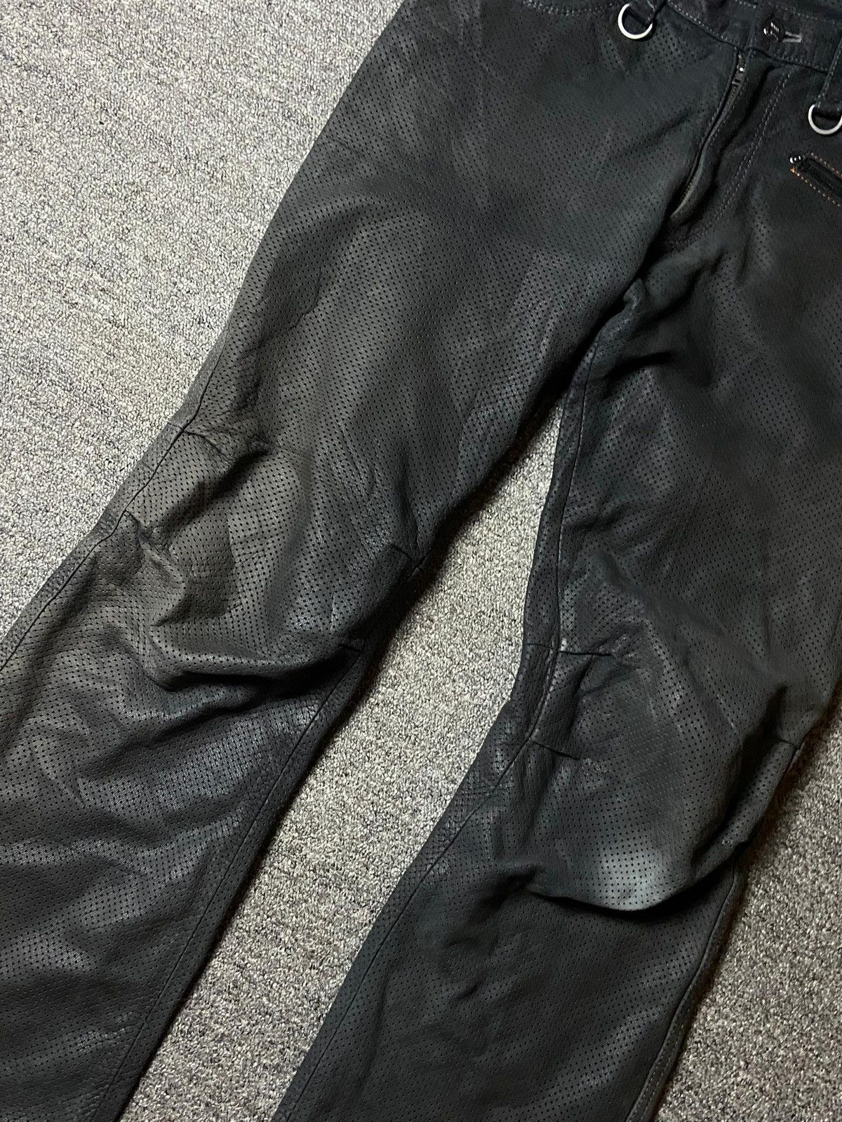 Japanese Brand × Seditionaries × Vintage D3O Japanese Brand Leather Pants (122) Size US 33 - 10 Thumbnail