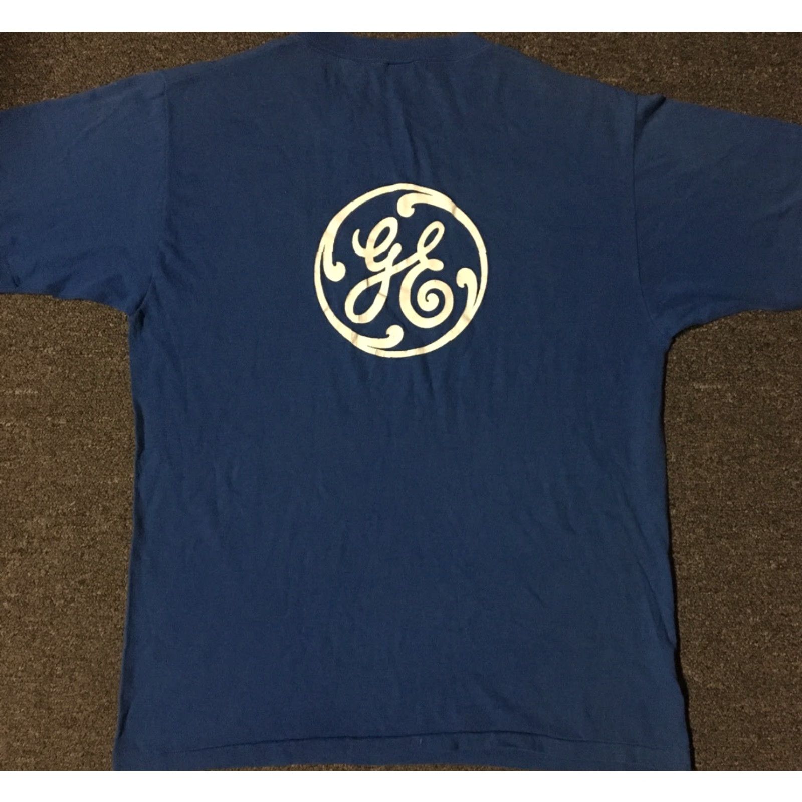 Vintage Vtg 80s GE Is Me Faded Promo Shirt M General Electric Energy Planet Grunge 70s Size US M / EU 48-50 / 2 - 2 Thumbnail