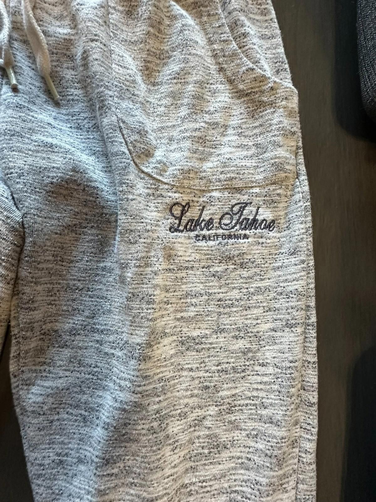 Designer Lake Tahoe Joggers Soft Fleece California Embroidery L Size 36" / US 14 / IT 50 - 3 Thumbnail
