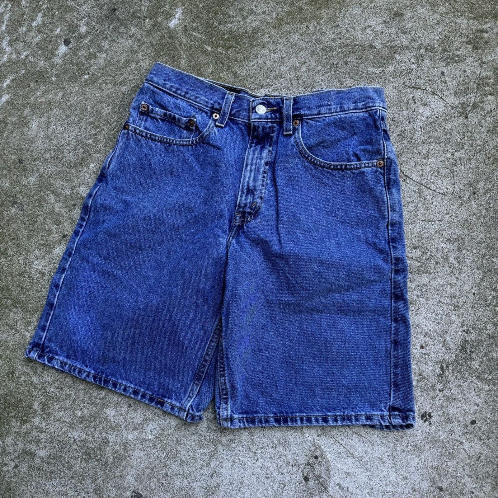 Levi's Vintage Levi's 560 Baggy Relaxed Fit Denim Jean Shorts Size US 31 - 8 Thumbnail