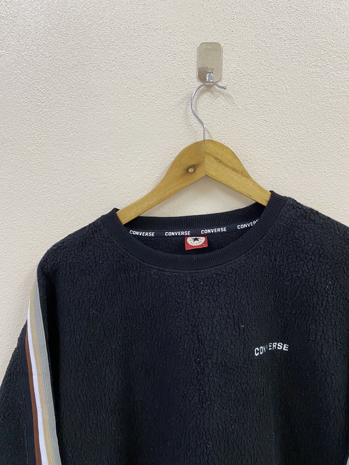 Converse Vtg Converse Fleece Black Size US L / EU 52-54 / 3 - 7 Thumbnail