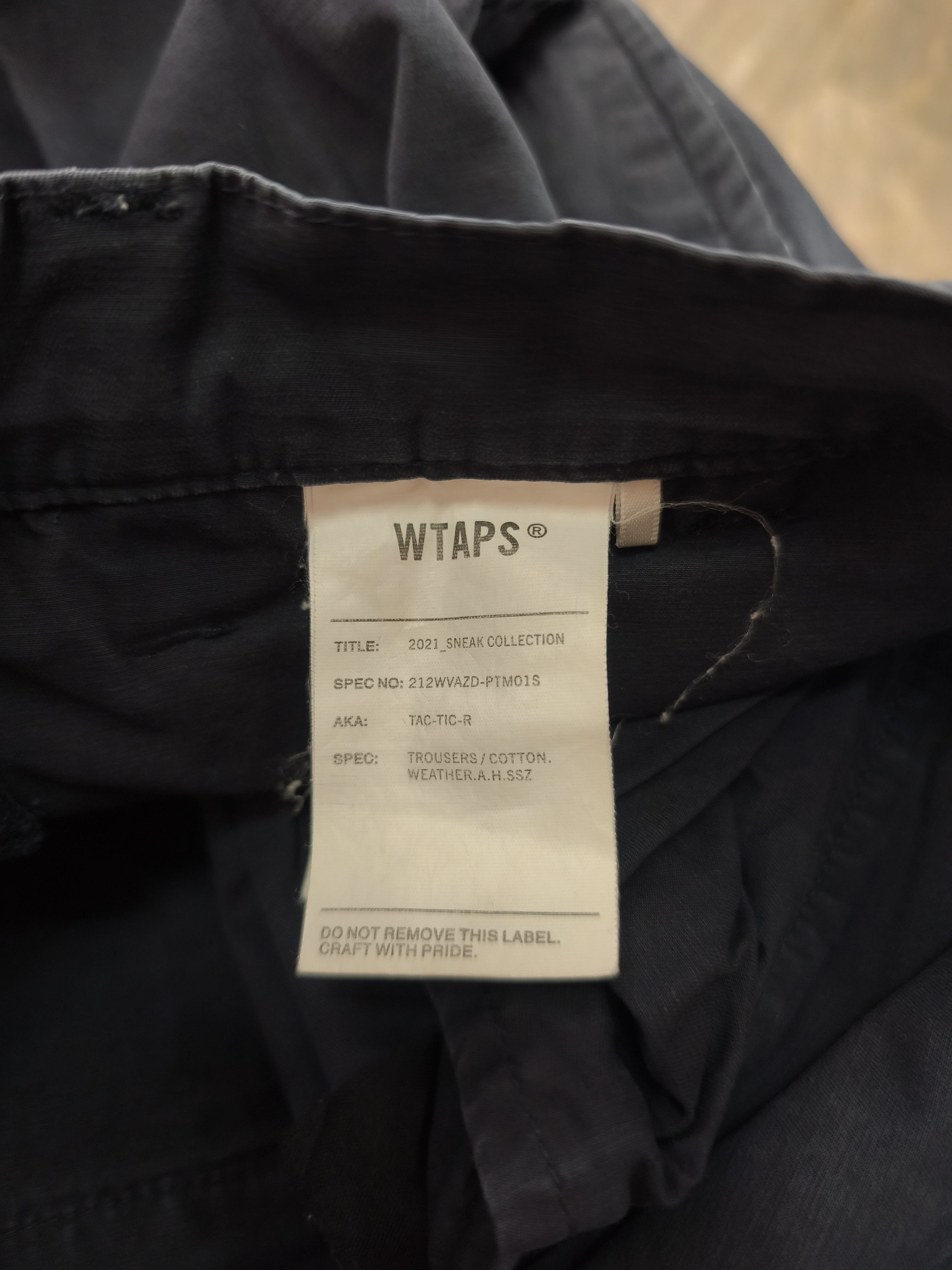 Wtaps WTAPS 21AW - TAC-TIC-R Cargo Pants Size US 34 / EU 50 - 14 Thumbnail