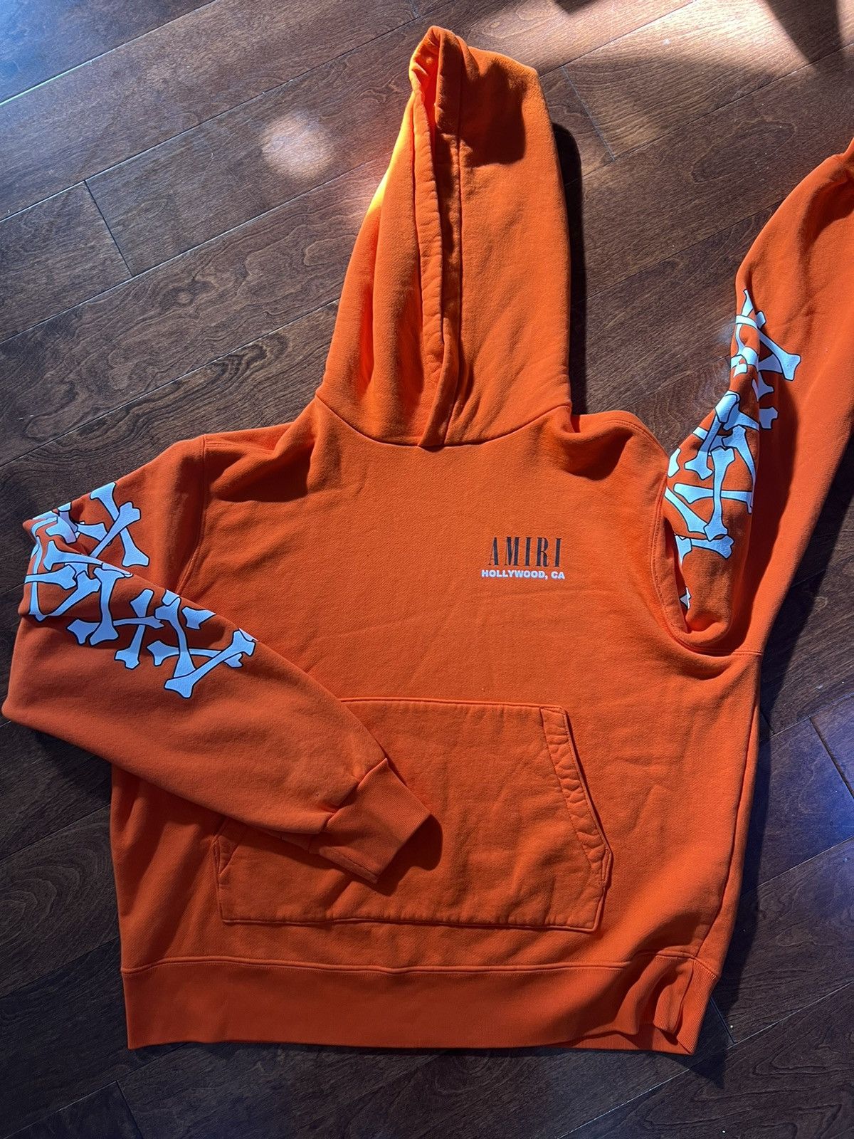 Amiri Amiri bones hoodie | Grailed