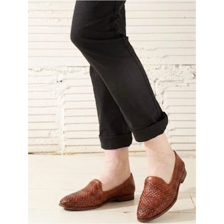 Vintage Vintage Joan & David Woven Leather Loafers Italy 9.5 Huarach Size US 8.5 / IT 38.5 - 9 Thumbnail