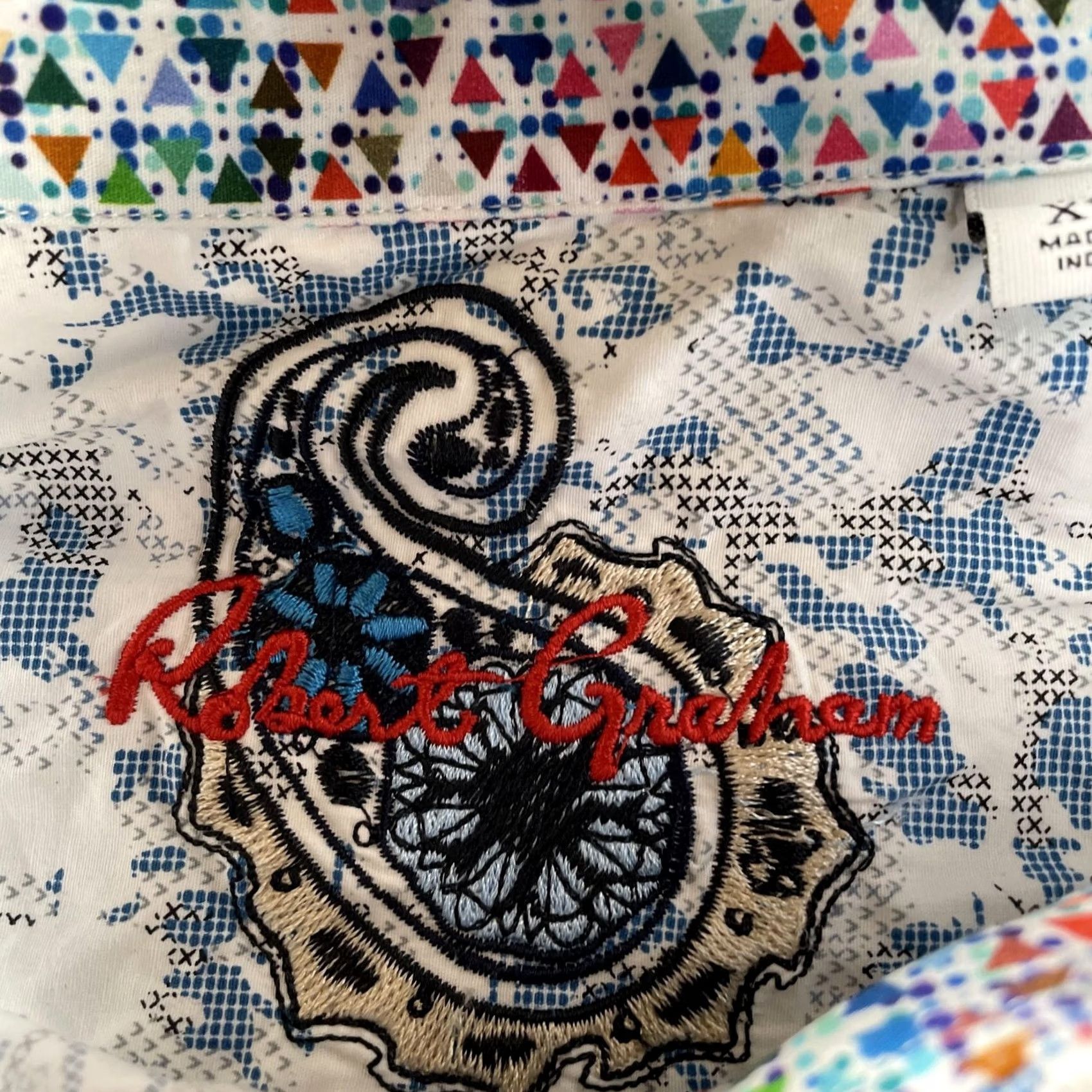 Robert Graham VINTAGE No, cannot determine vintage Size US XL / EU 56 / 4 - 4 Thumbnail