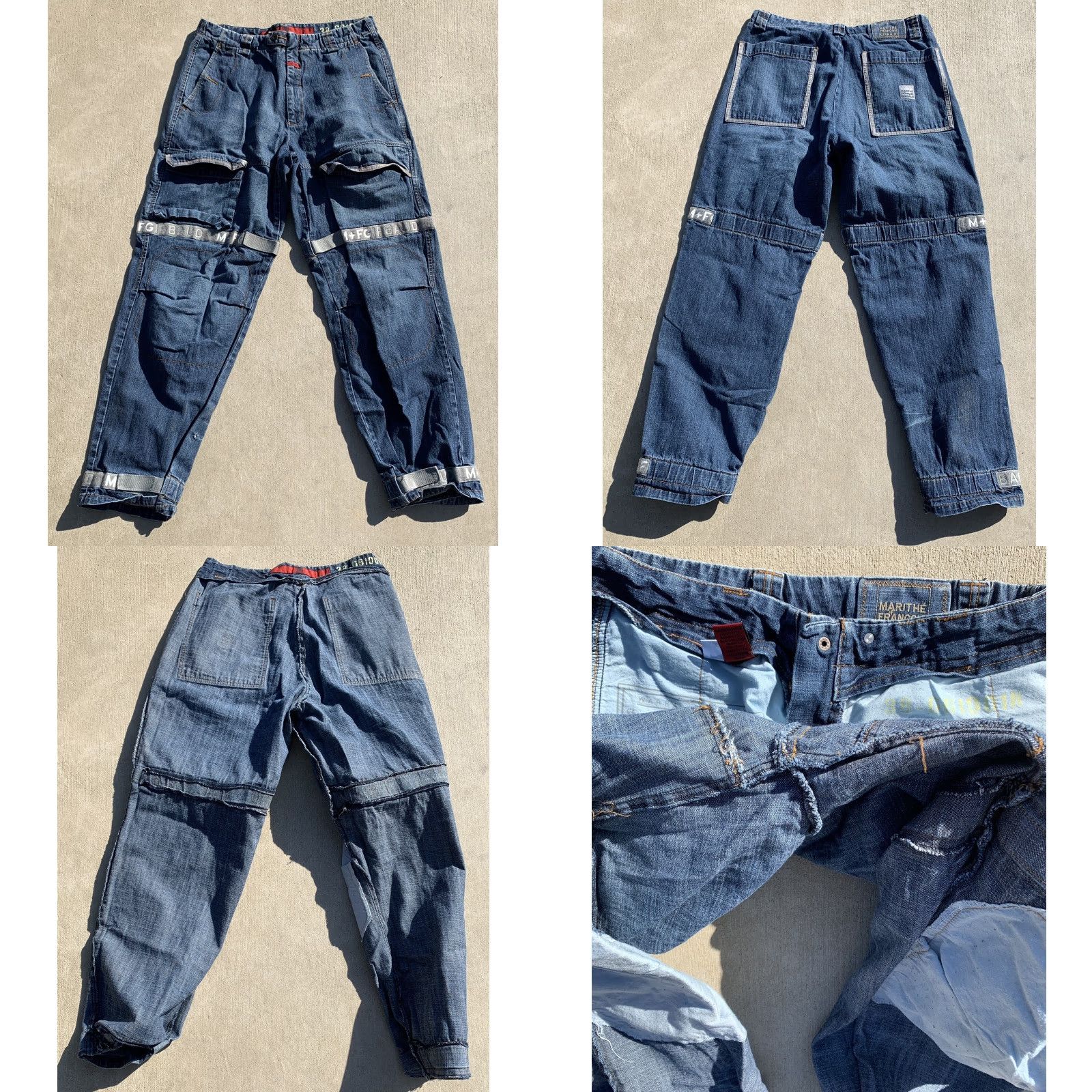 Vintage VINTAGE Girbaud Jeans Strap 36 M 90s Hip Hop Denim Cotton Blue Jeans Mens Size 36 See Pics Pockets Button Zip Relaxed Vintage See Measurements Size US 36 / EU 52 - 10 Thumbnail