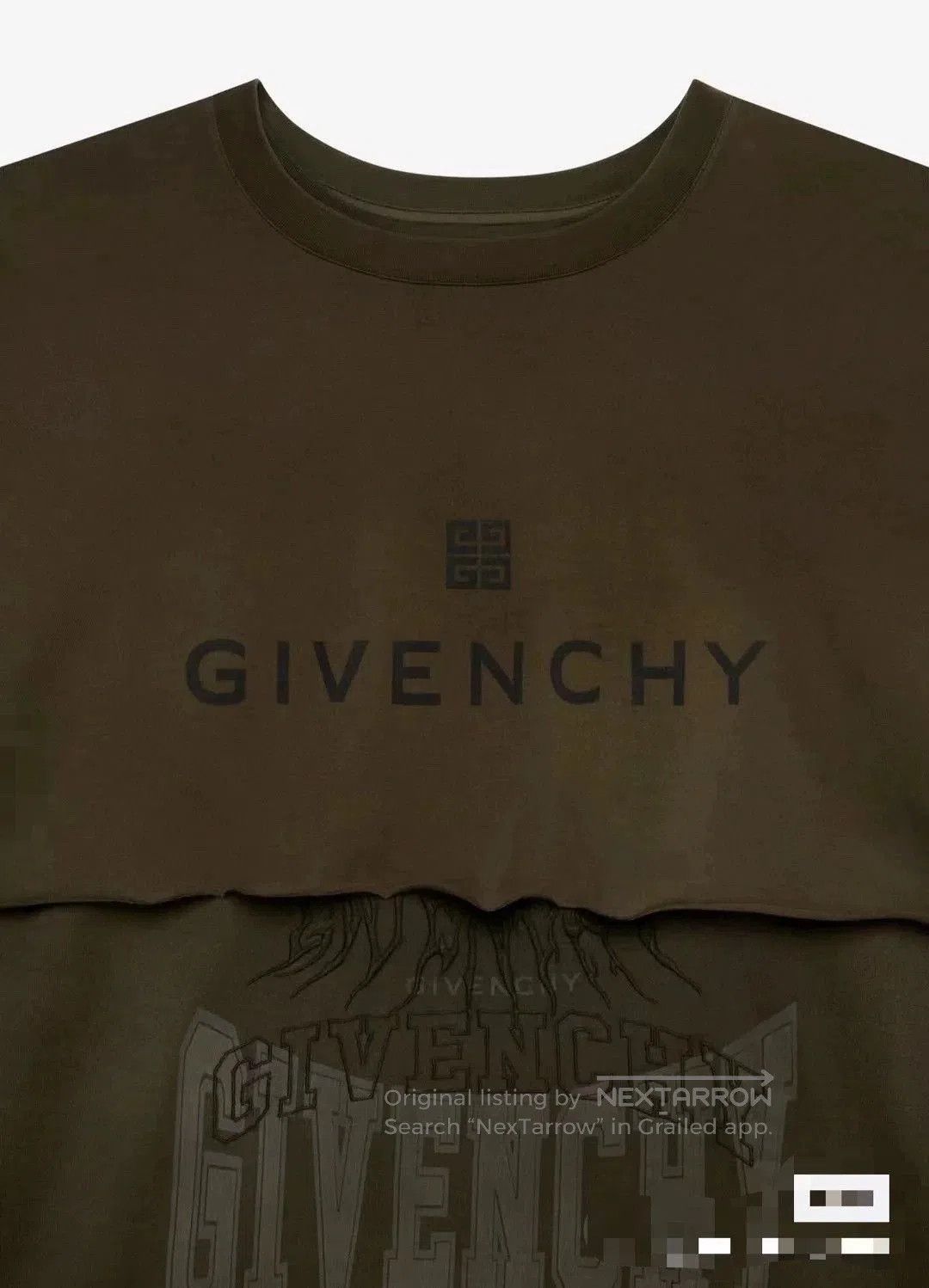 Givenchy Givenchy Runway Layered Short Sleeve T-shirt. Size US XL / EU 56 / 4 - 3 Thumbnail