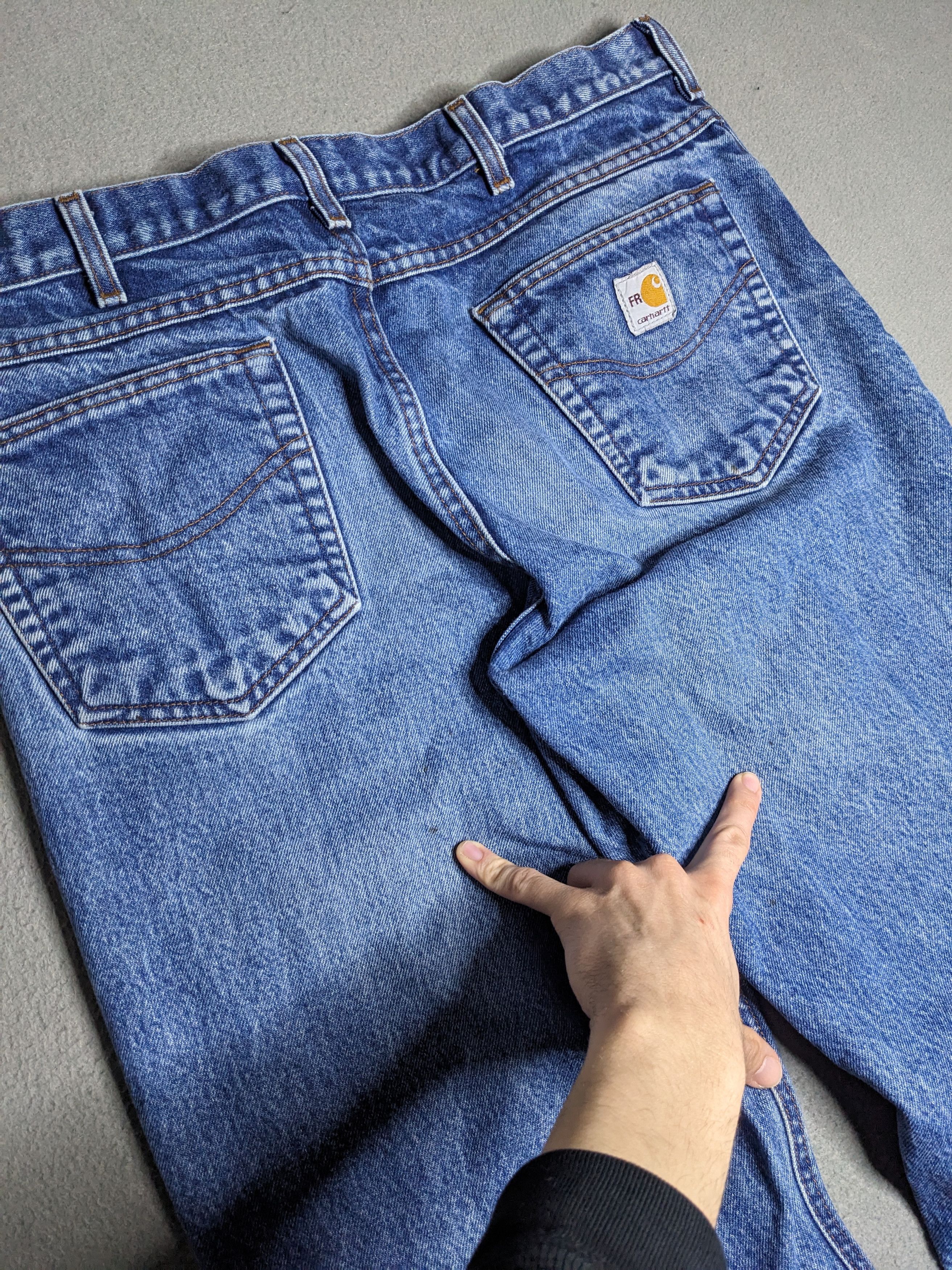Carhartt Carhartt FR Flame Resistant Jeans Mens 34x31 Baggy Denim Size US 34 / EU 50 - 10 Thumbnail