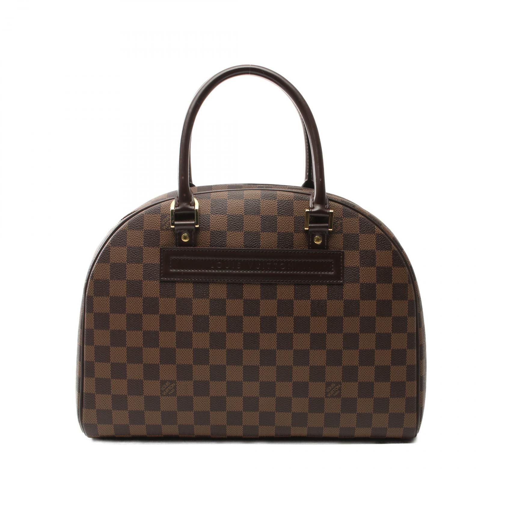 Louis Vuitton Louis Vuitton Nolita Damier Ebene Handbag Leather Brown Size ONE SIZE - 1 Thumbnail