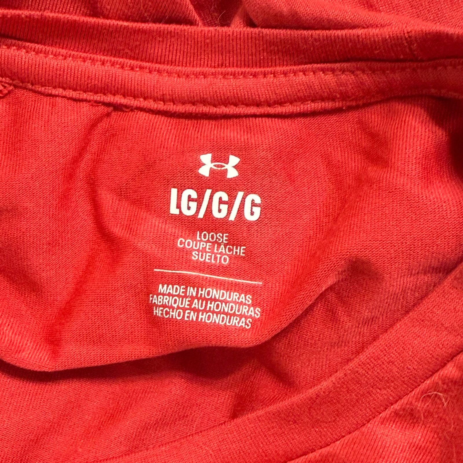 Under Armour Under Armour Red Performance Tee | Sz L Size US L / EU 52-54 / 3 - 6 Thumbnail