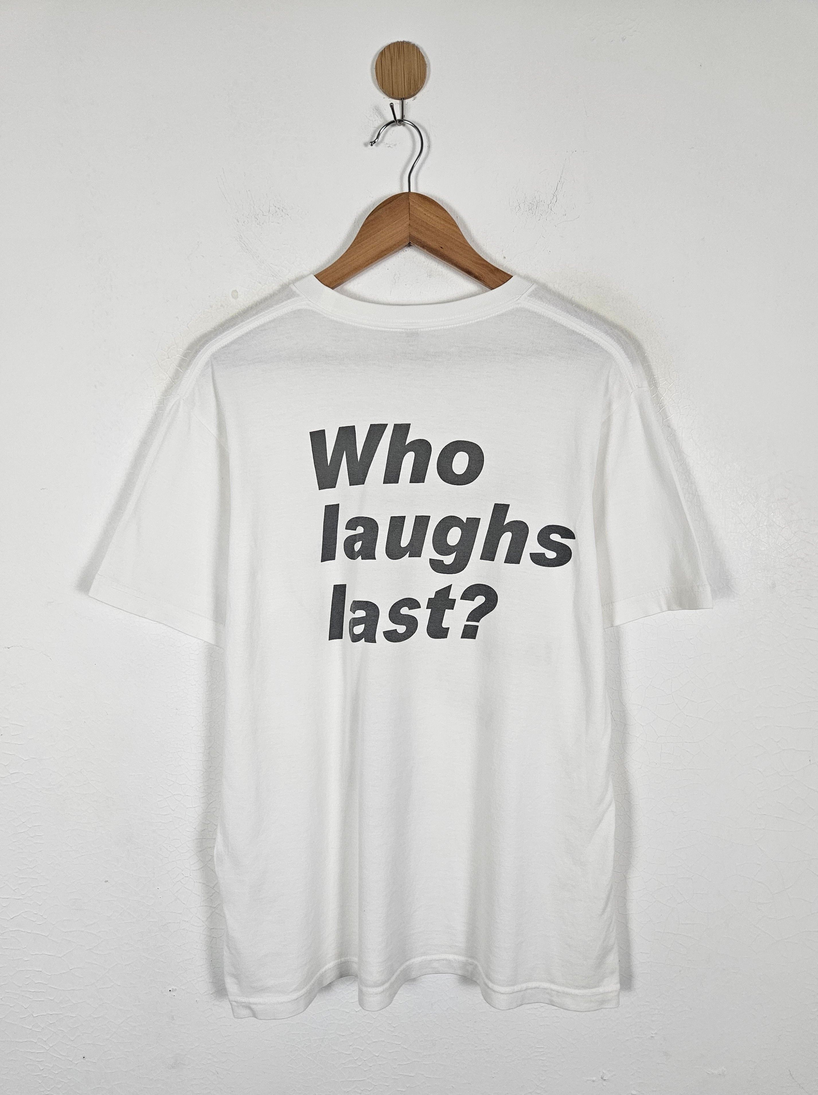 Barbara Kruger Barbara Kruger Who Laugh Last rage against the machine shirt Size US L / EU 52-54 / 3 - 2 Thumbnail